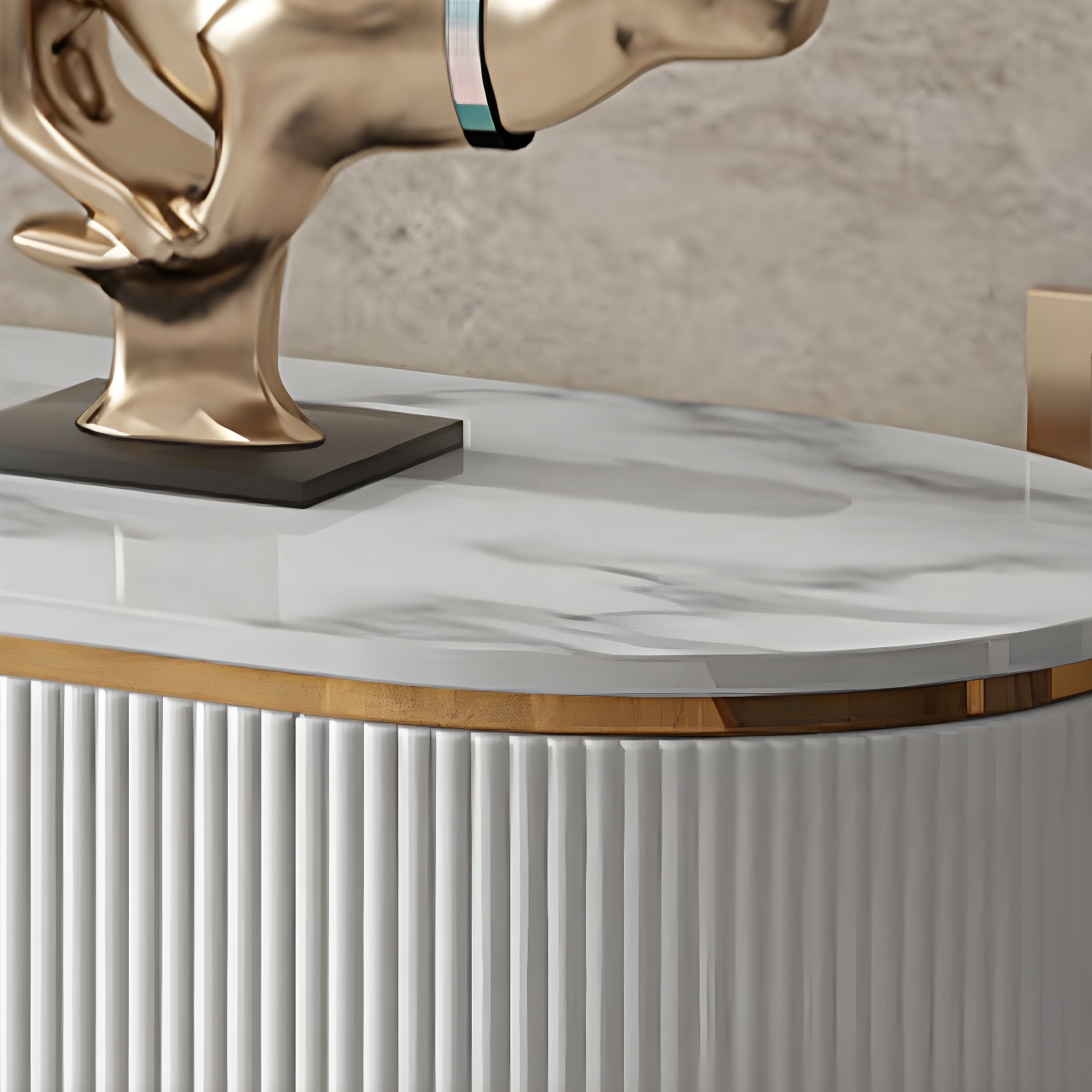 Modern Stone Media Console | Ormau - image 8