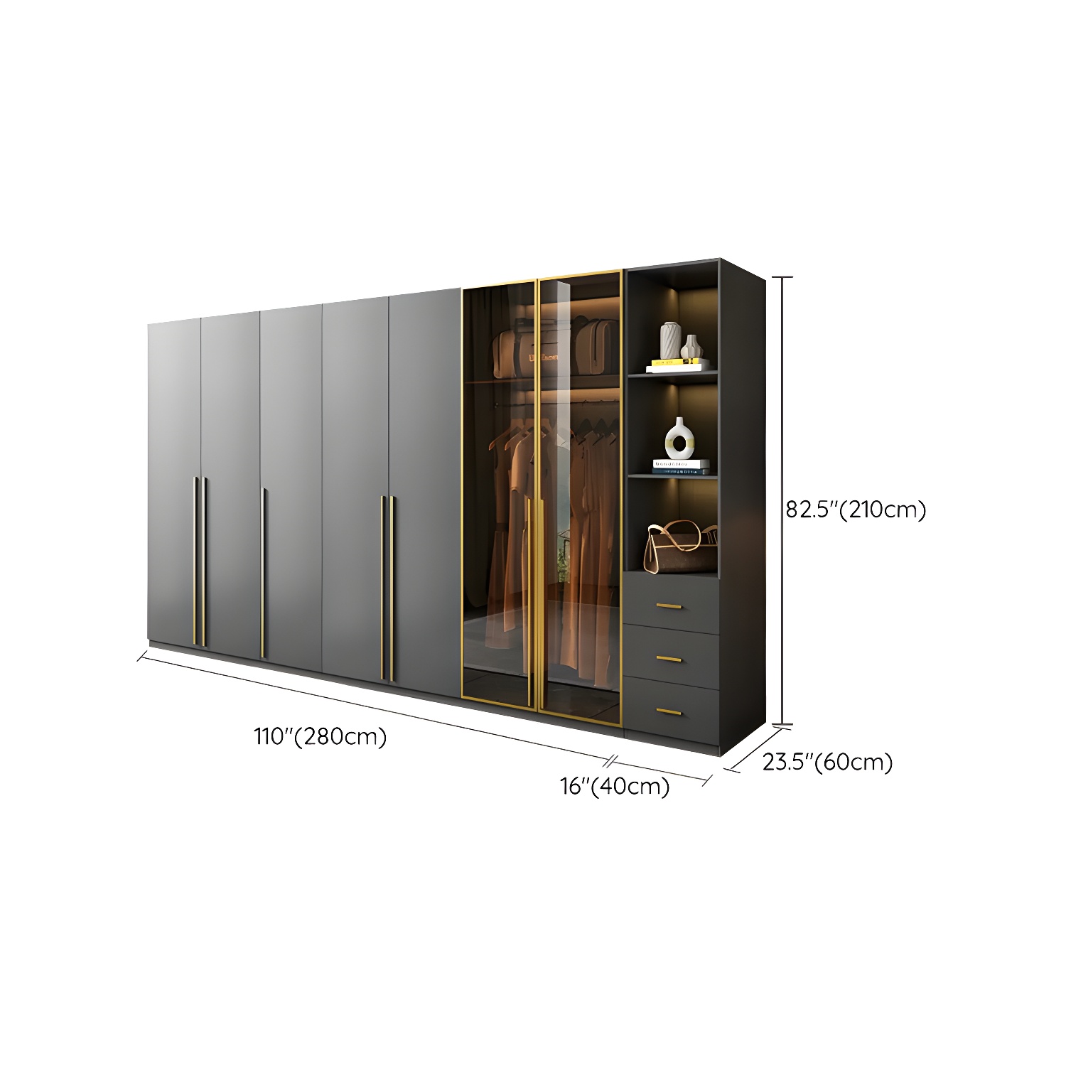 Modern Wardrobe Armoire | Ormau - image 31