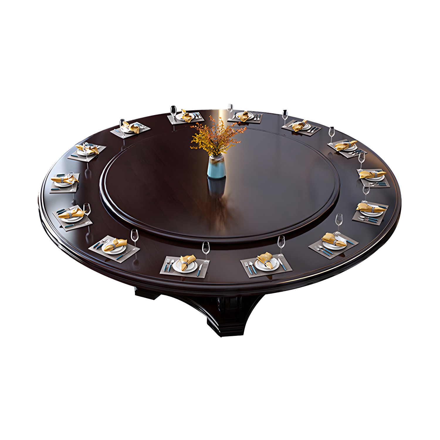 Turntable Dining Table | Ormau - image 48