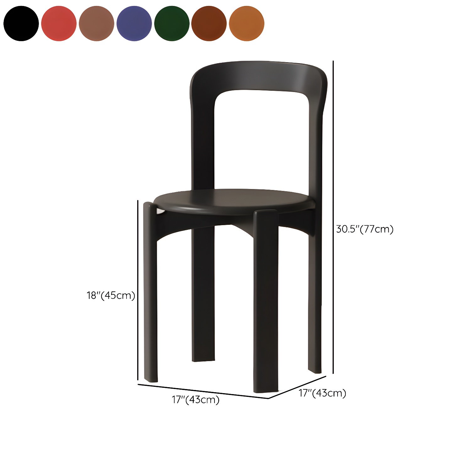 Solid Wood Dining Chair | Ormau - image 19