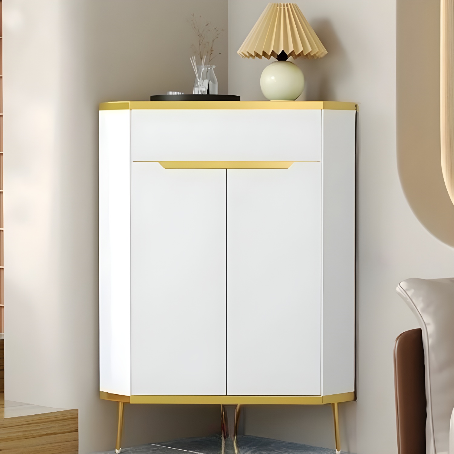 Glam Gold Cabinet | Ormau - image 3
