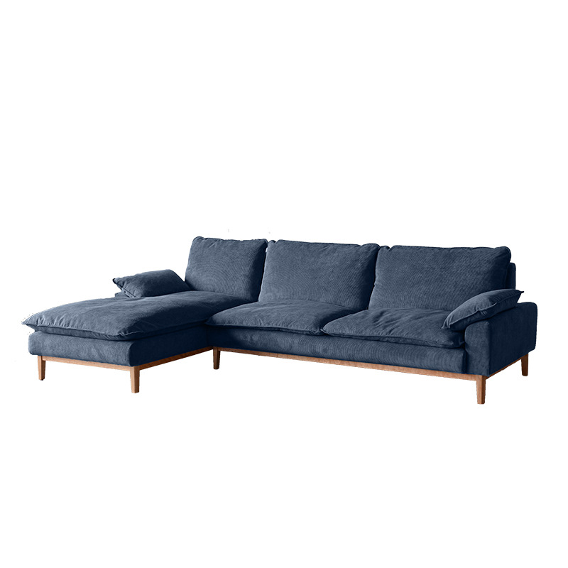 Modern Corduroy Sectional Sofa | Ormau - image 17