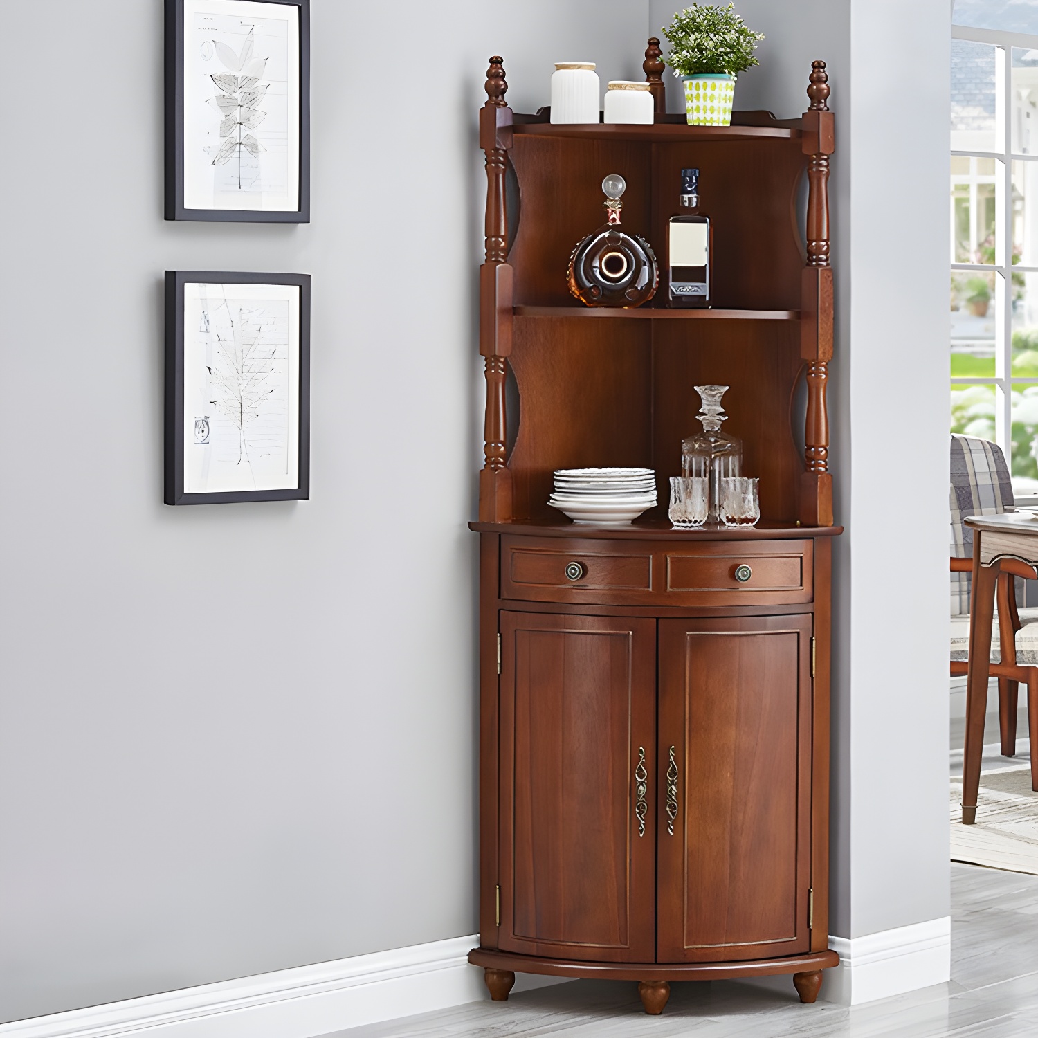 Mid-Century Corner Cabinet | Ormau - image 15