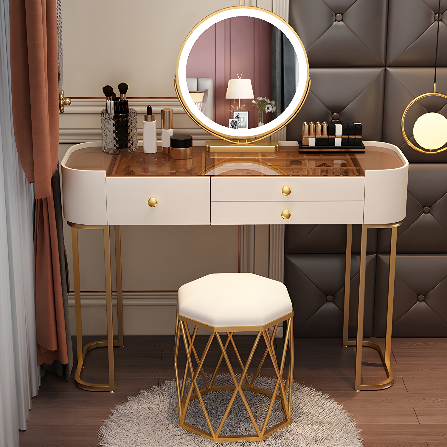 Glam Glass Vanity | Ormau - image 30
