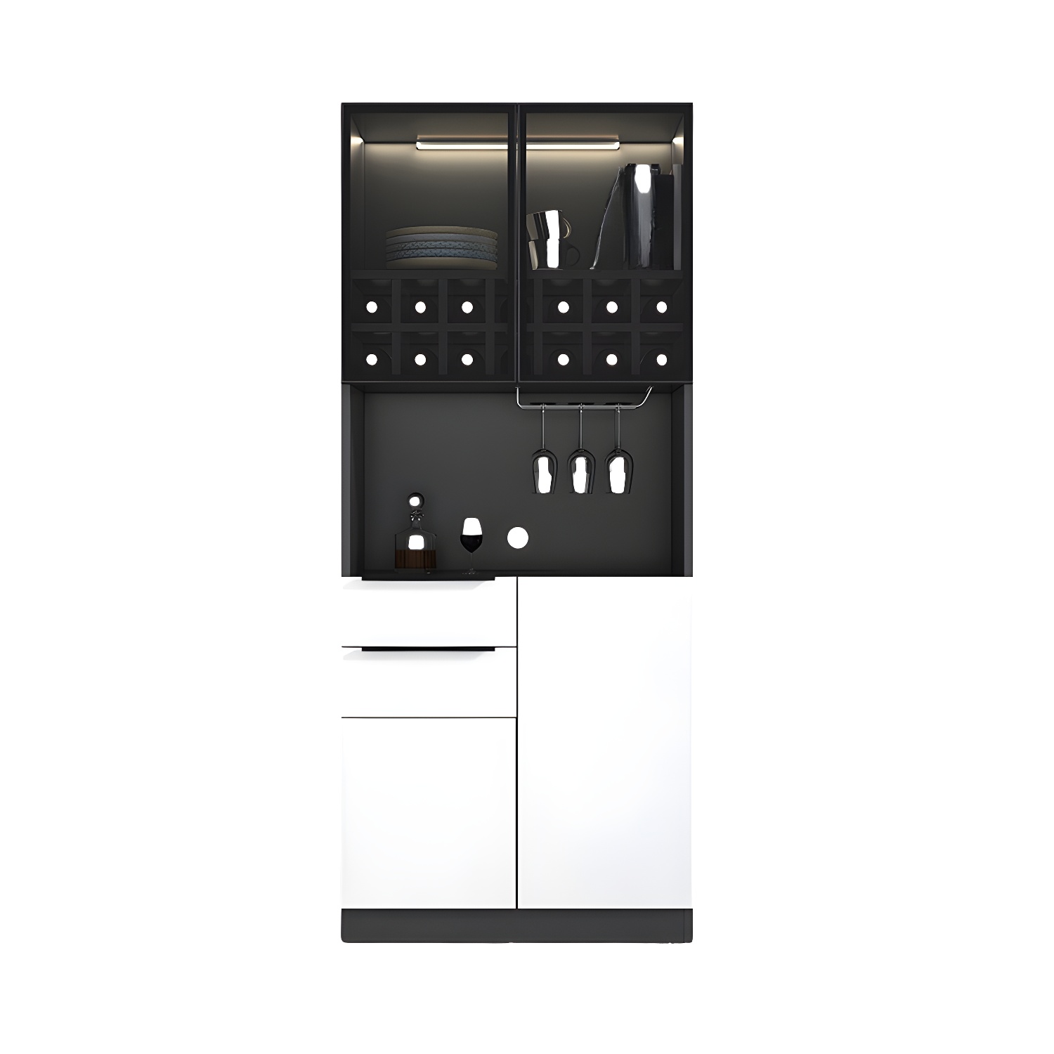 Elegant Glass Door Sideboard | Ormau - image 8