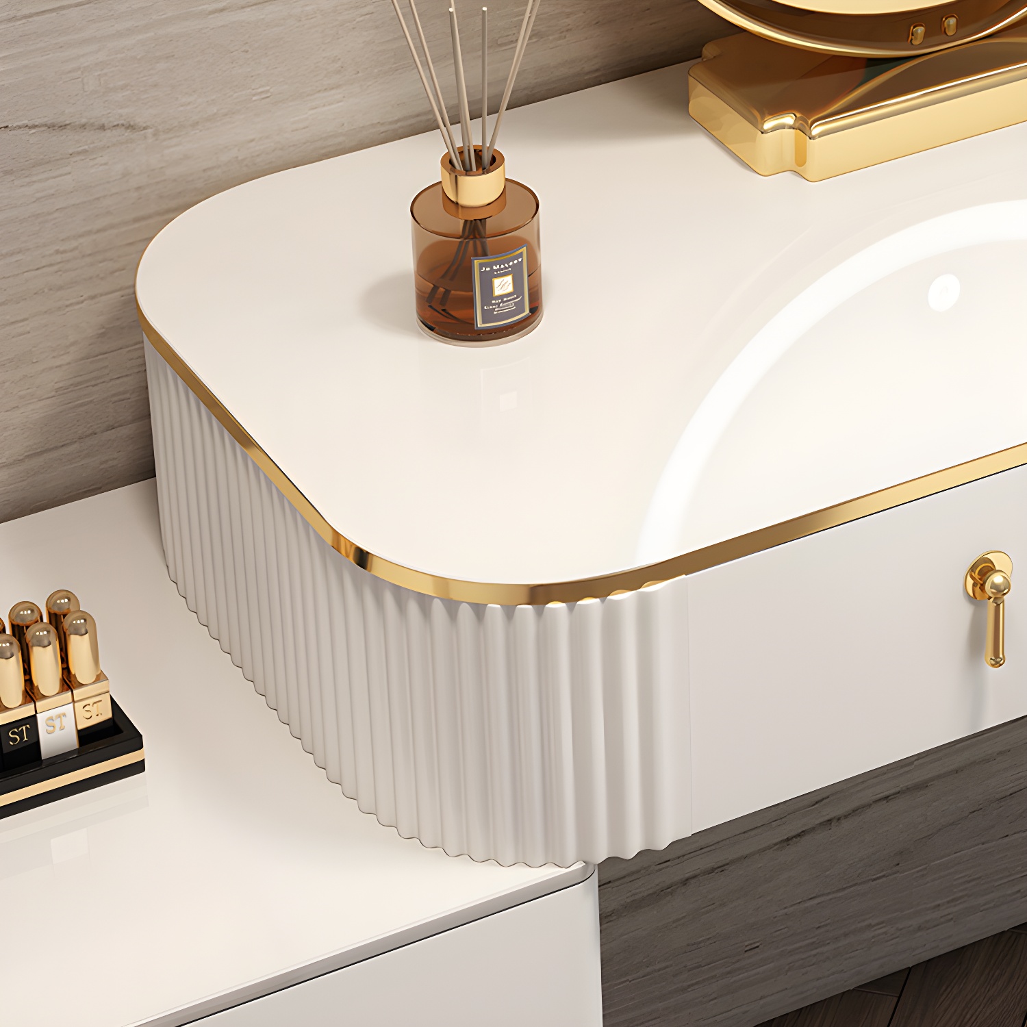 Mirrored Vanity Desk | Ormau - image 11