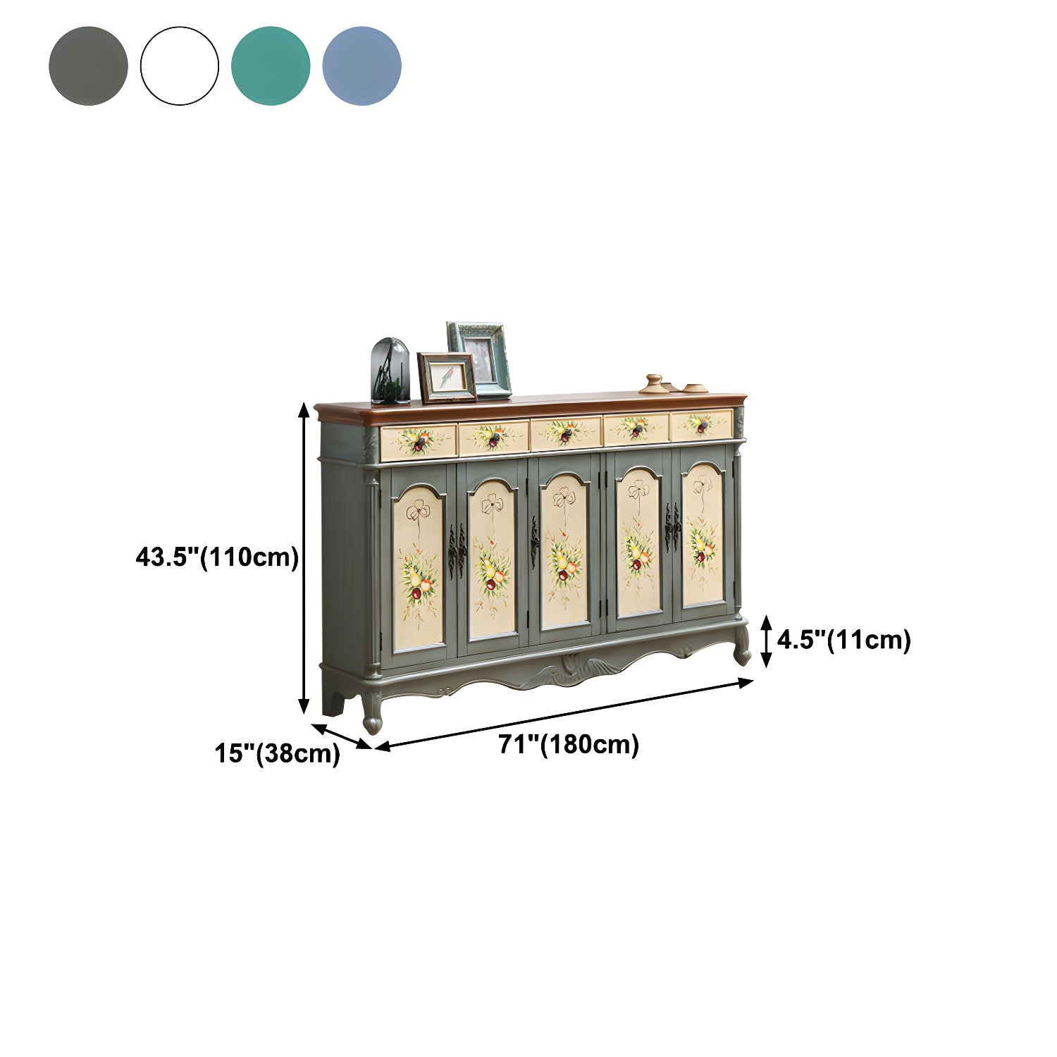 Glam Wood Sideboard | Ormau - image 17