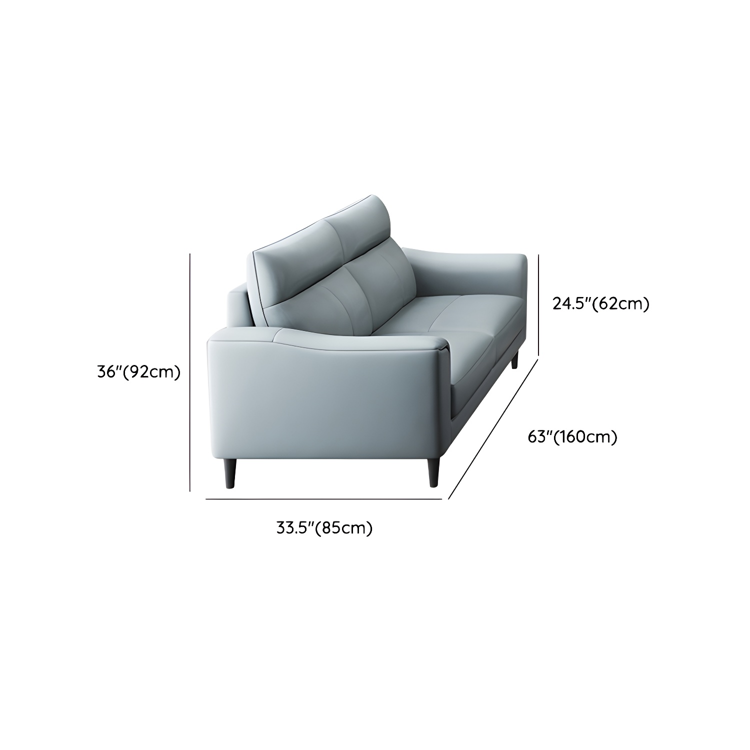 Modern Leather Sectional | Ormau - image 11