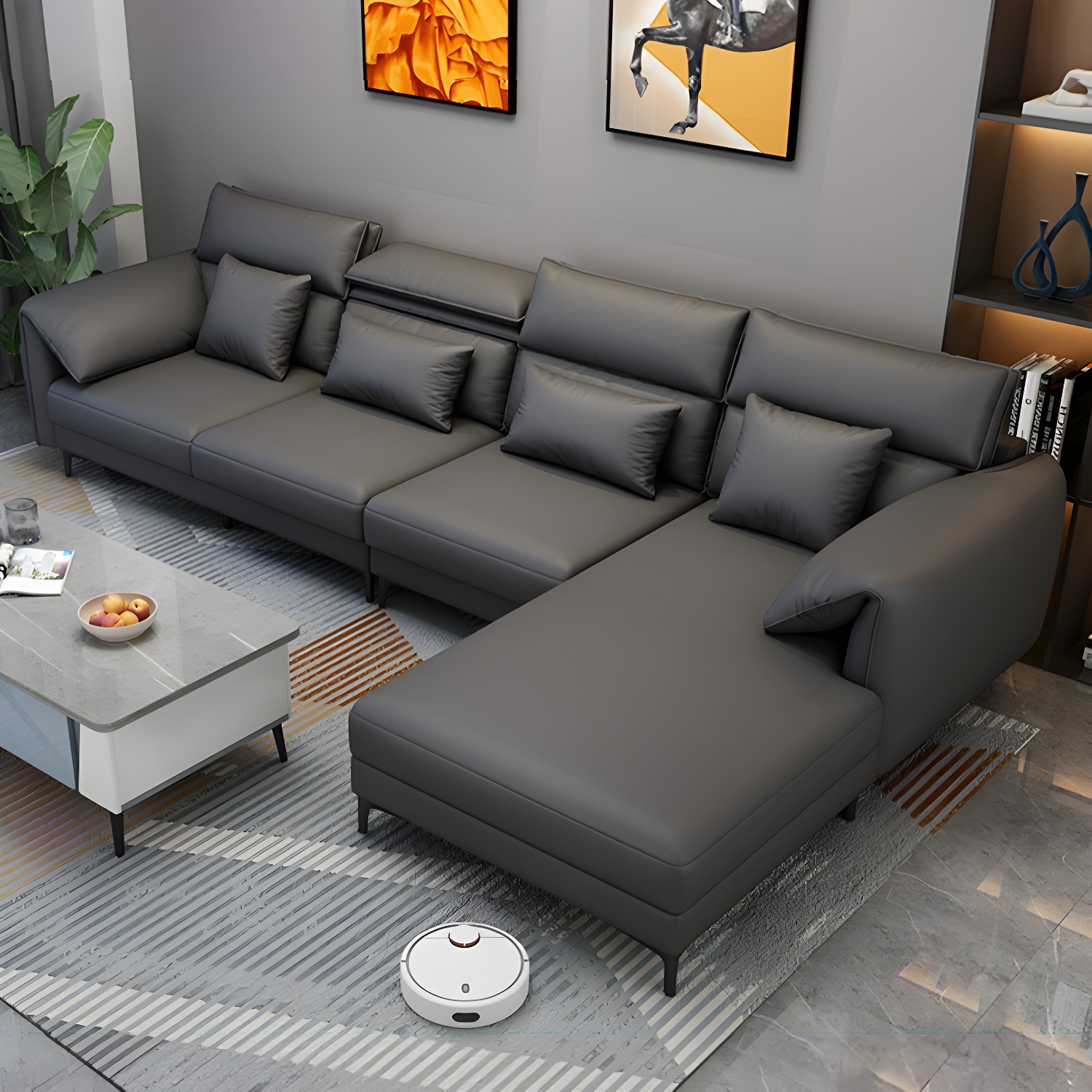 Modern Tech Cloth Sectional | Ormau - image 21
