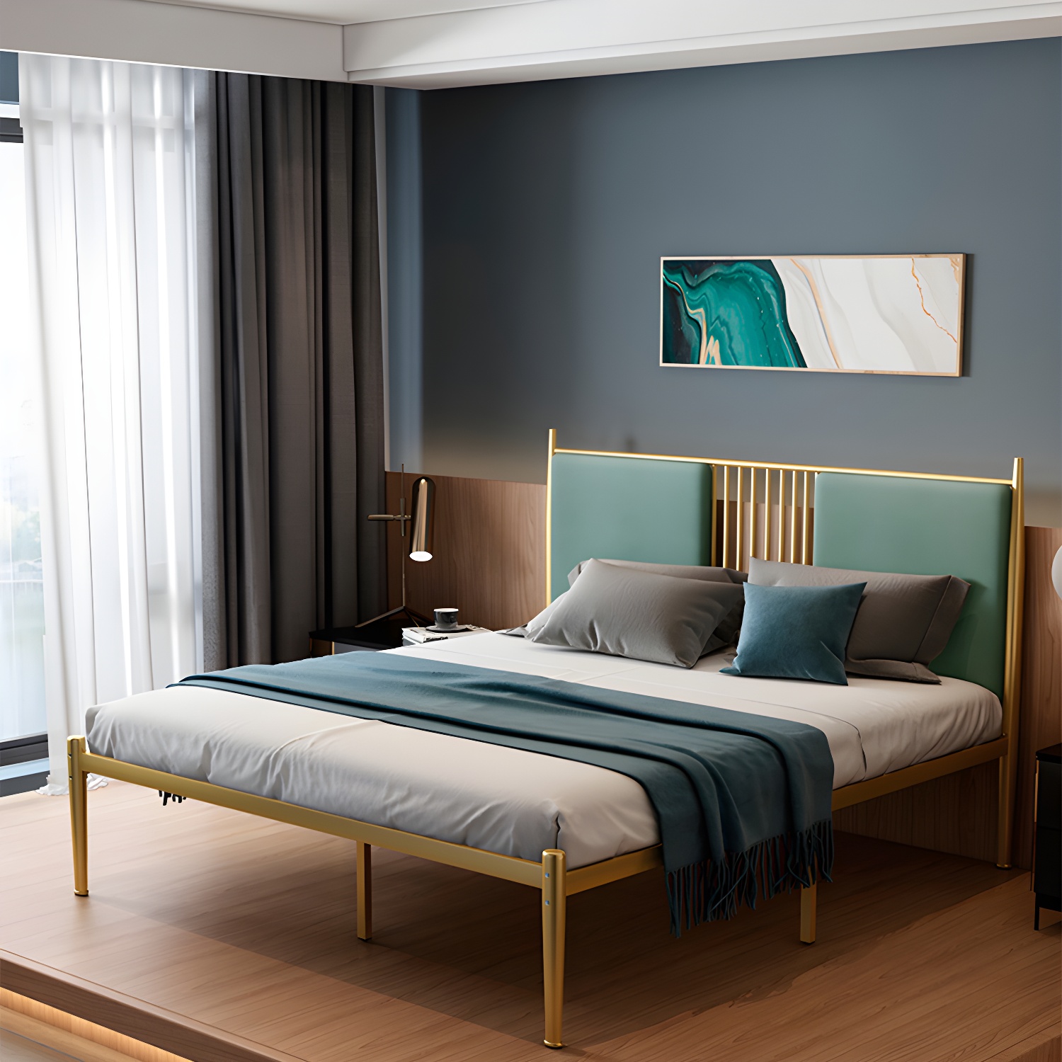 Glam Metal Bed Frame | Ormau - image 6