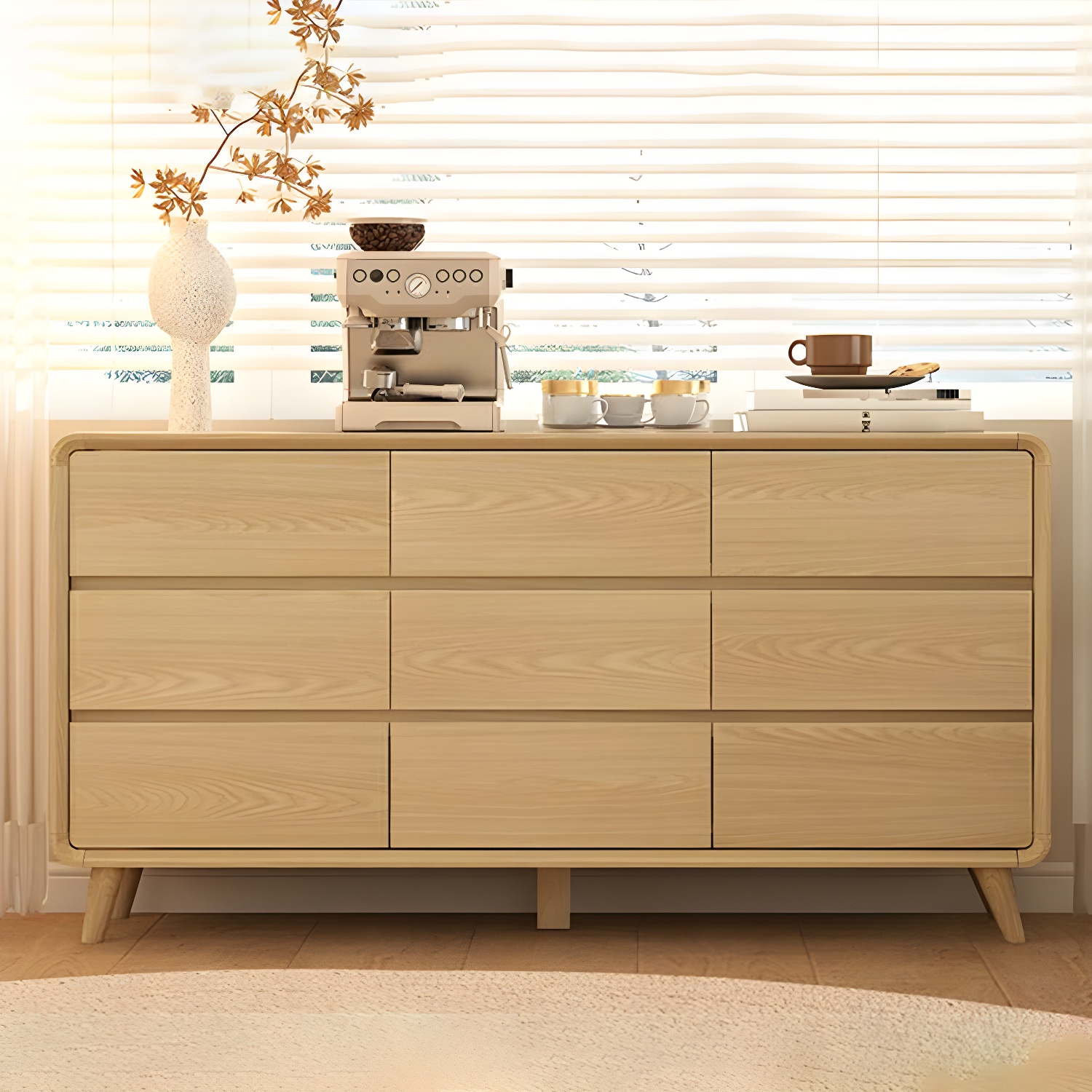 Modern Wood Grain Dresser | Ormau - image 23