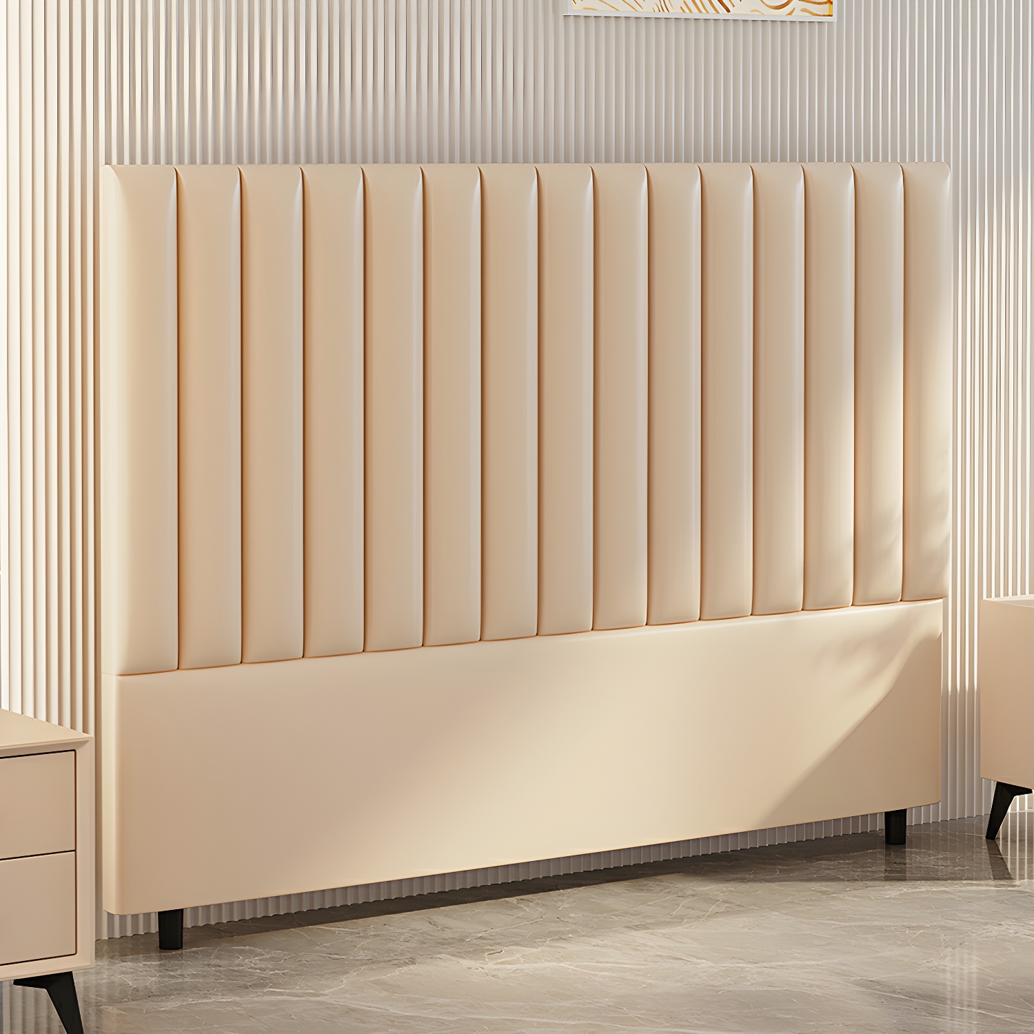 Pine Bed Headboard | Modern Freestanding | Ormau - image 2
