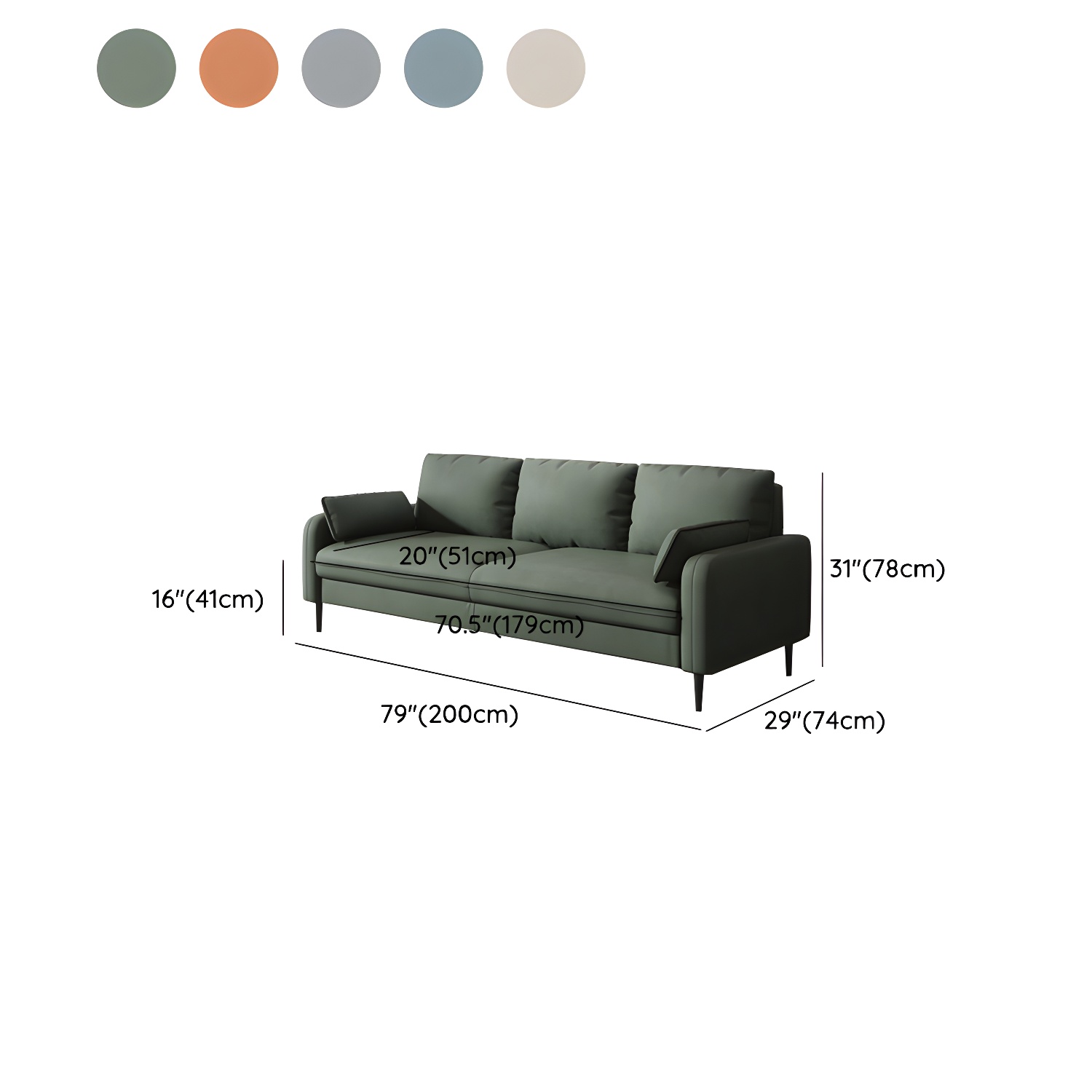 Pillow Back Sofa | Ormau - image 24
