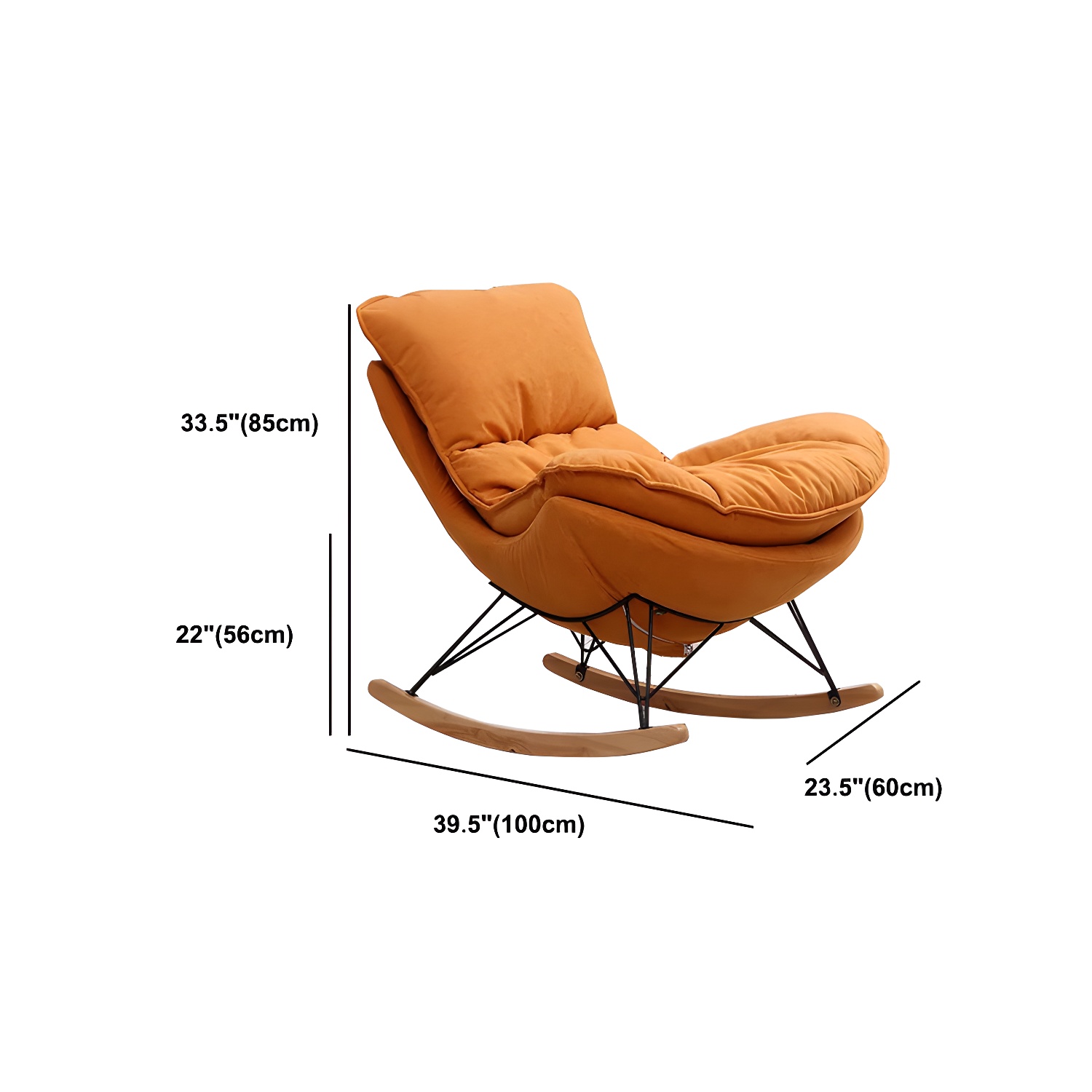 Wingback Rocker with Ottoman | Ormau - image 25