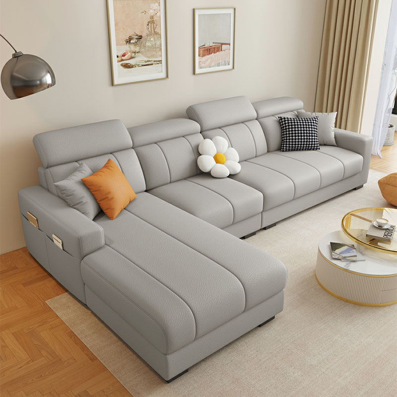 Modern L-Shape Sectional Sofa | Ormau - image 19