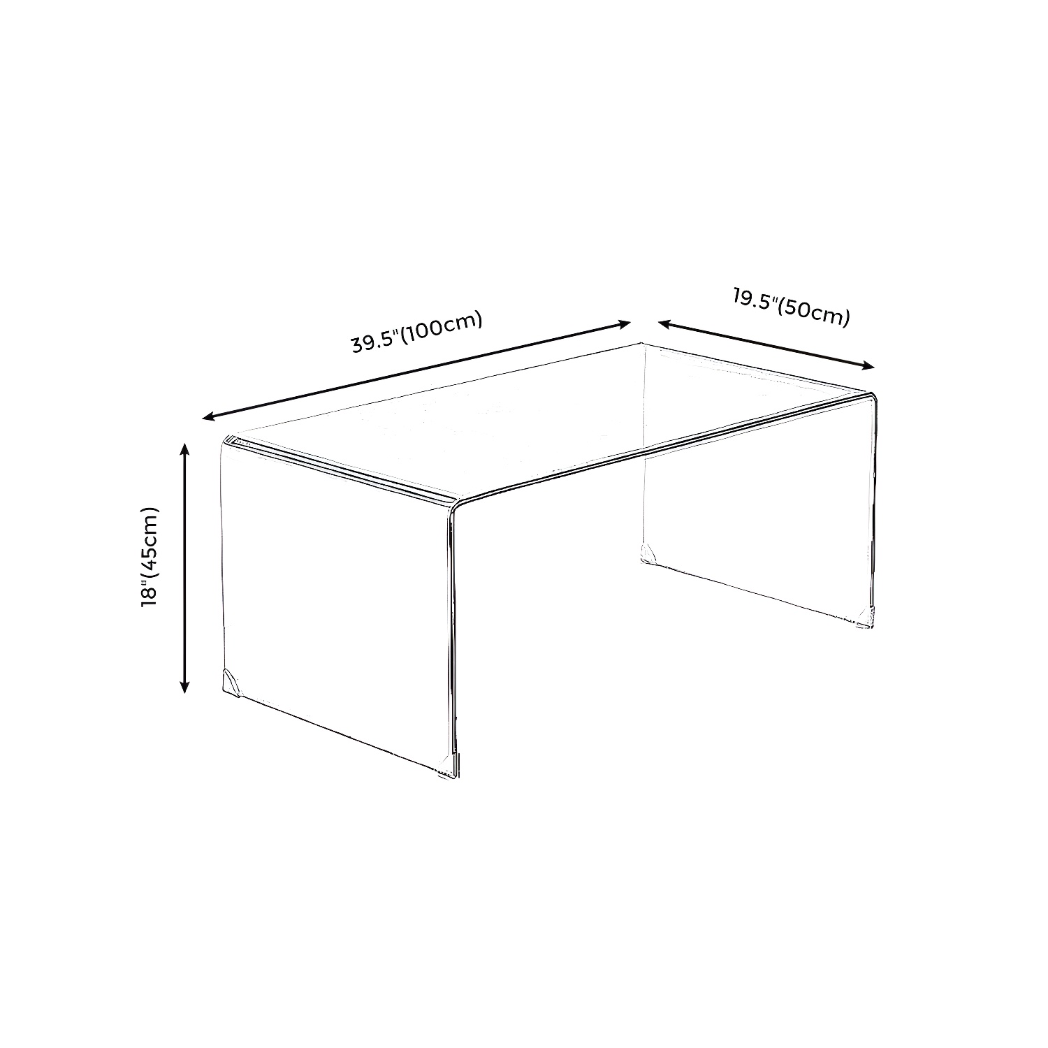 Acrylic Coffee Table | Ormau - image 13