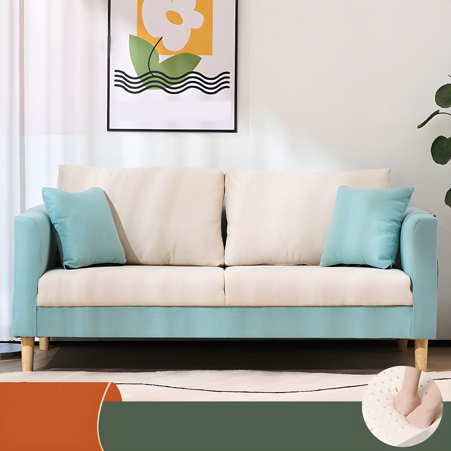 Tuxedo Arm Loveseat | Ormau - image 8