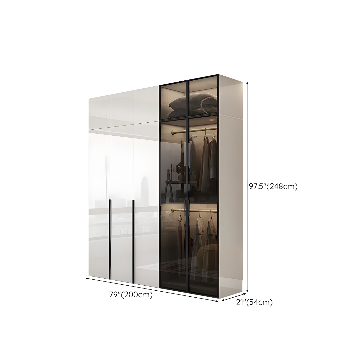 Sleek White Wardrobe | Ormau - image 23