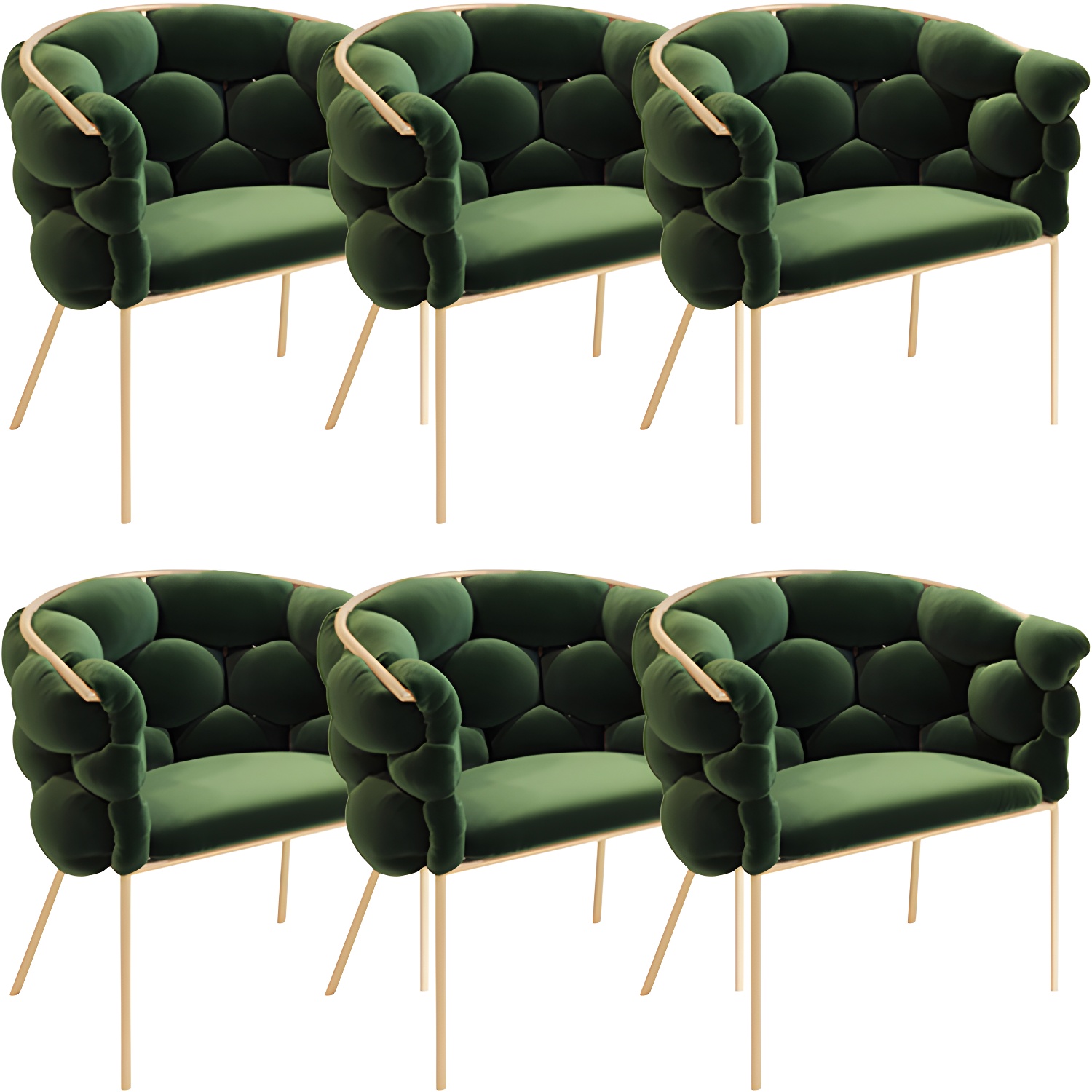 Glam Upholstered Dining Chair | Ormau - image 36