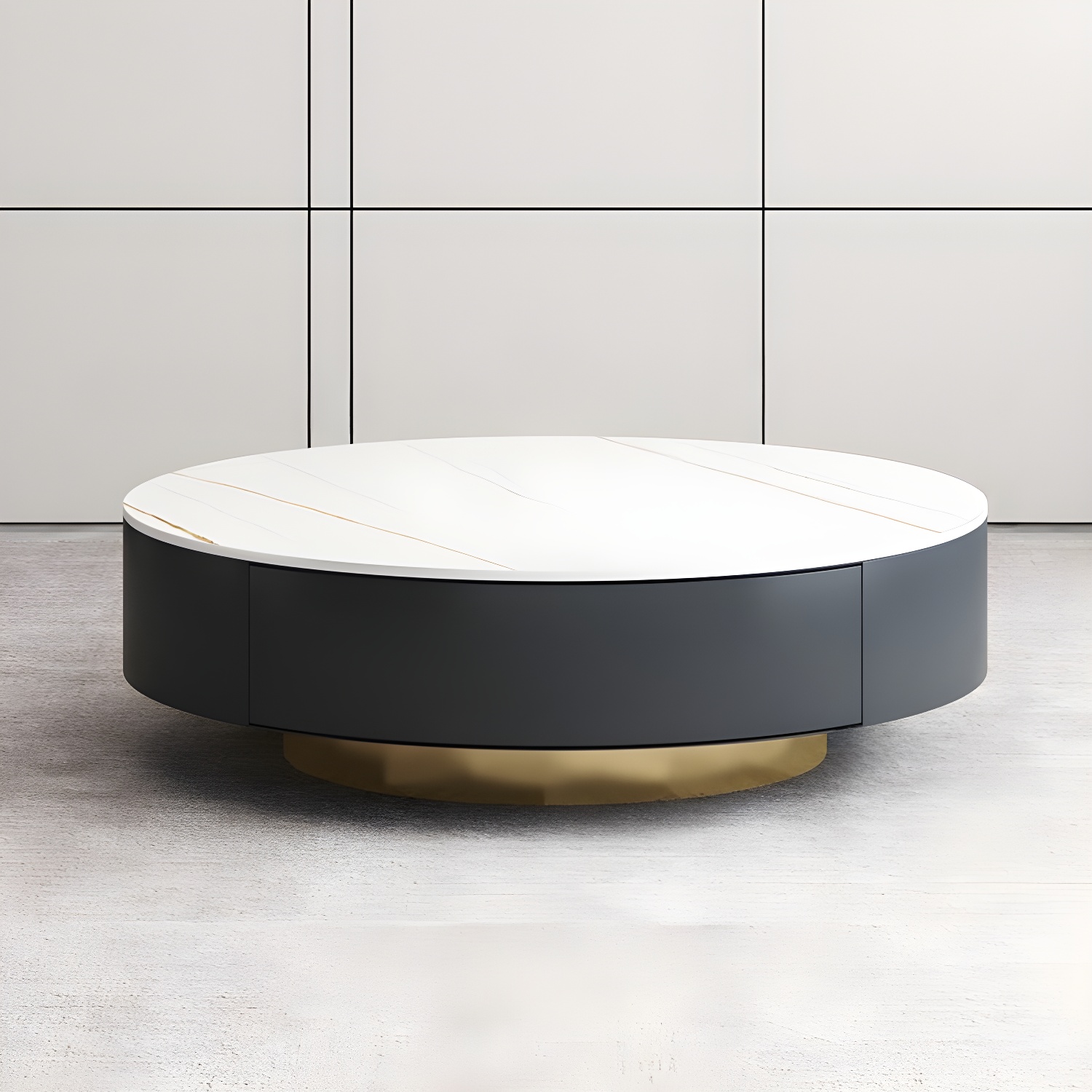 Elegant Stone & Gold Coffee Table | Ormau - image 16