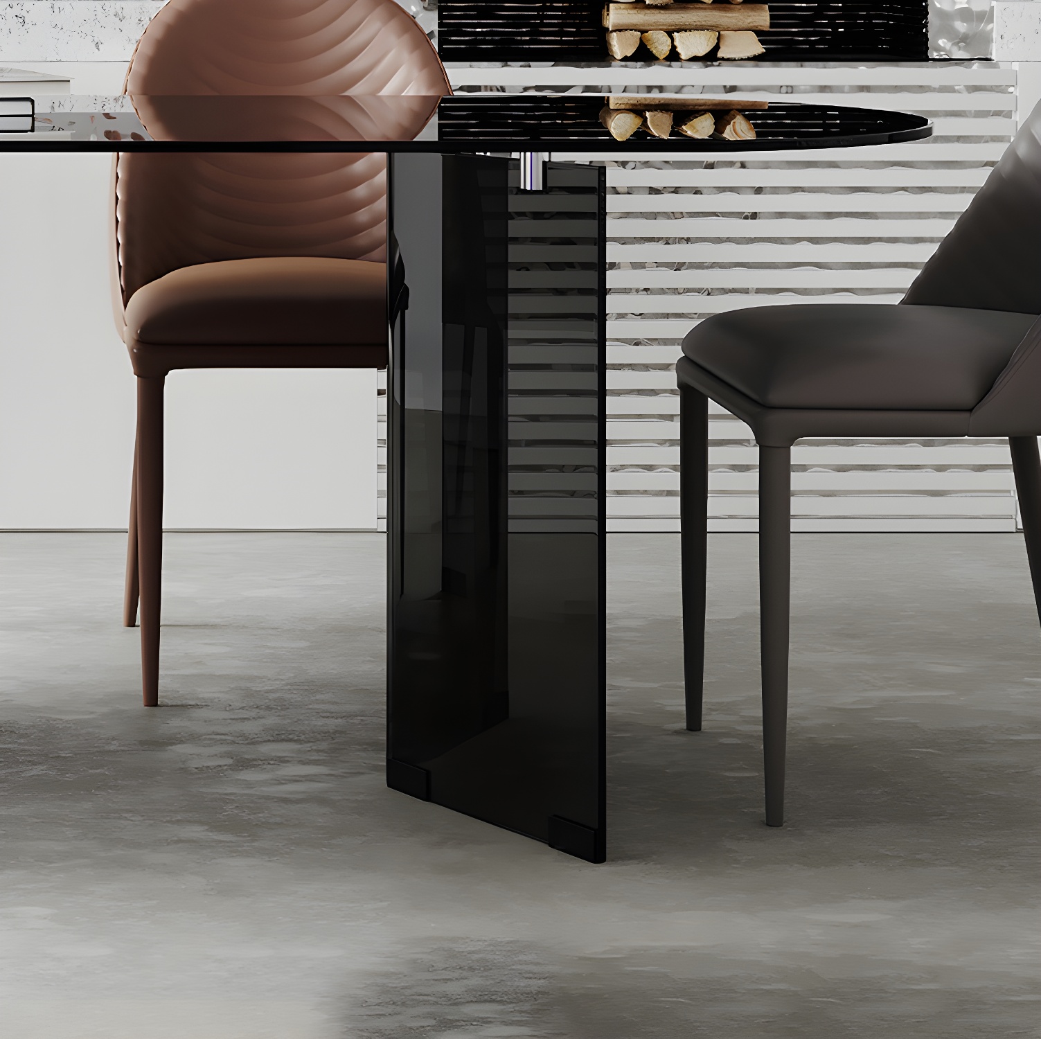 Glass Oval Dining Table | Ormau - image 9