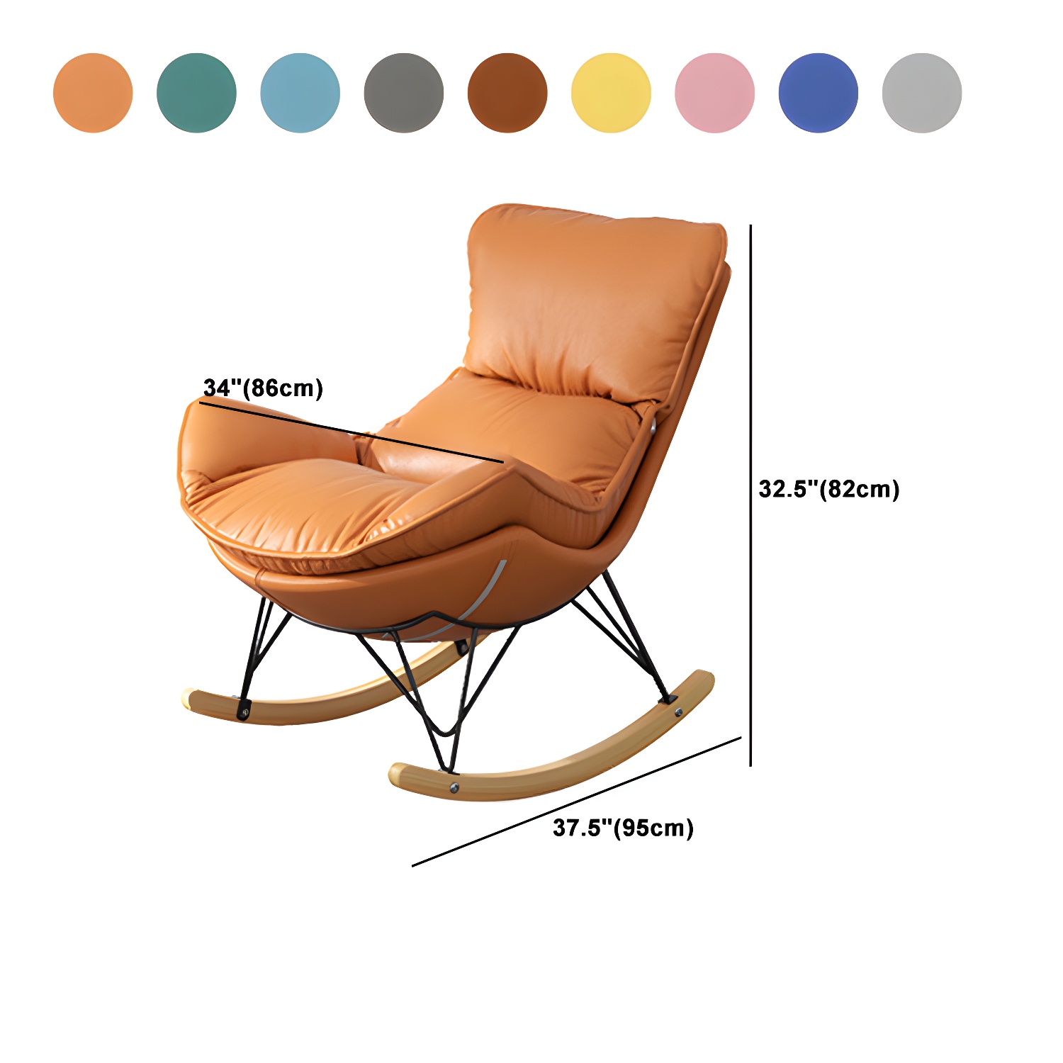 Solid Wood Rocking Chair | Ormau - image 19
