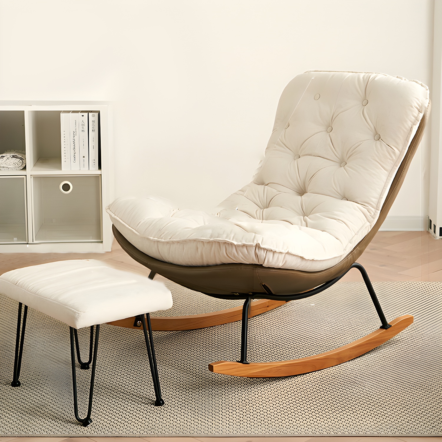 Button-Tufted Rocking Chair | Ormau - image 30