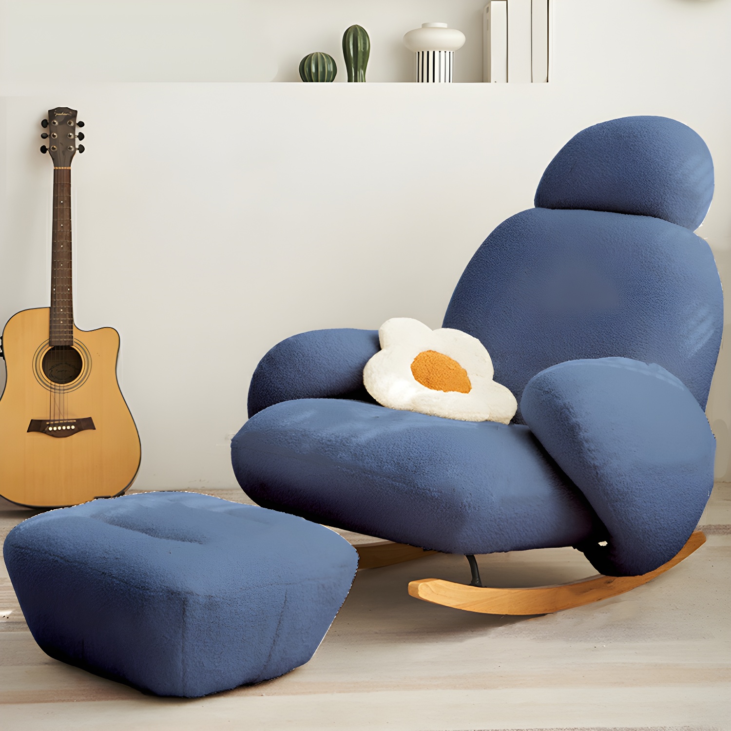Upholstered Rocking Accent Chair | Ormau - image 24