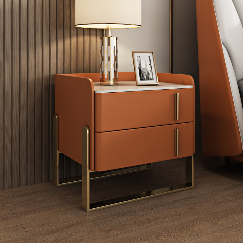 Drawer Nightstand with Stone Top | Ormau - image 22
