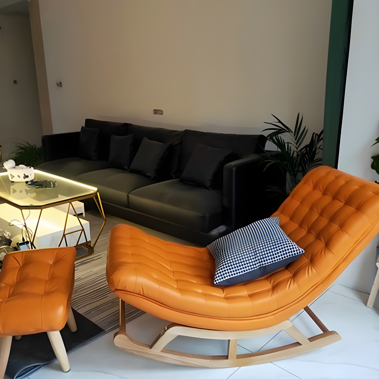 Leisure Rocker & Ottoman Set | Ormau - image 6