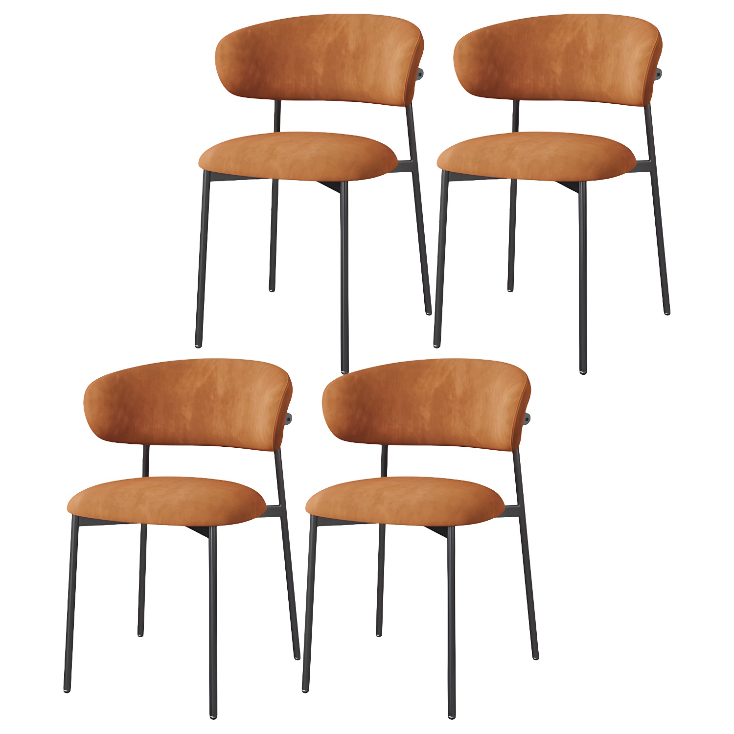 Upholstered Dining Chair Set | Ormau - image 20