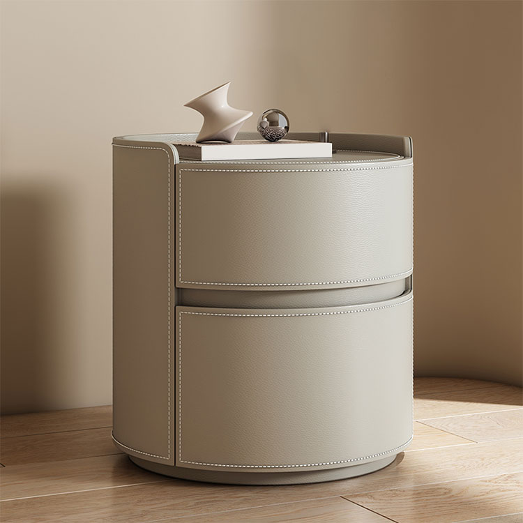 Chic Round Nightstand | Ormau - image 4