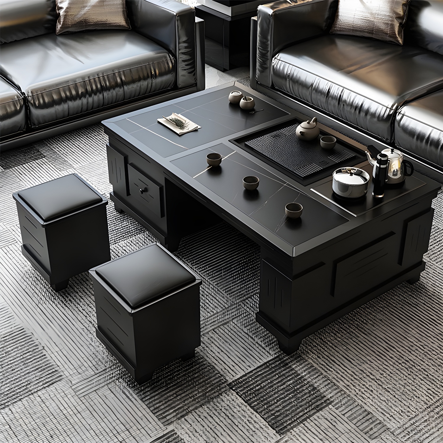Abstract Slate Coffee Table | Ormau - image 8
