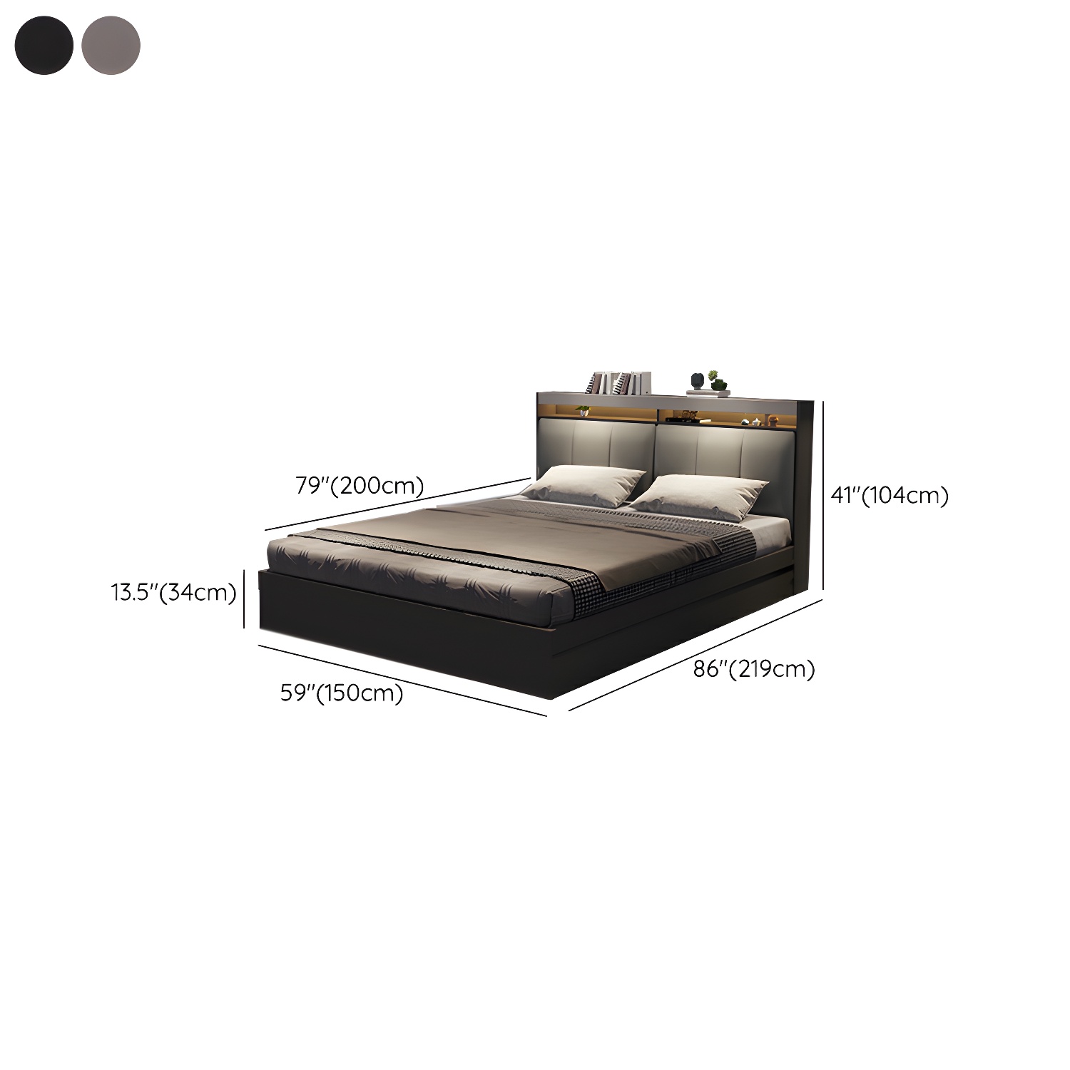 Upholstered Storage Bed | Ormau - image 14