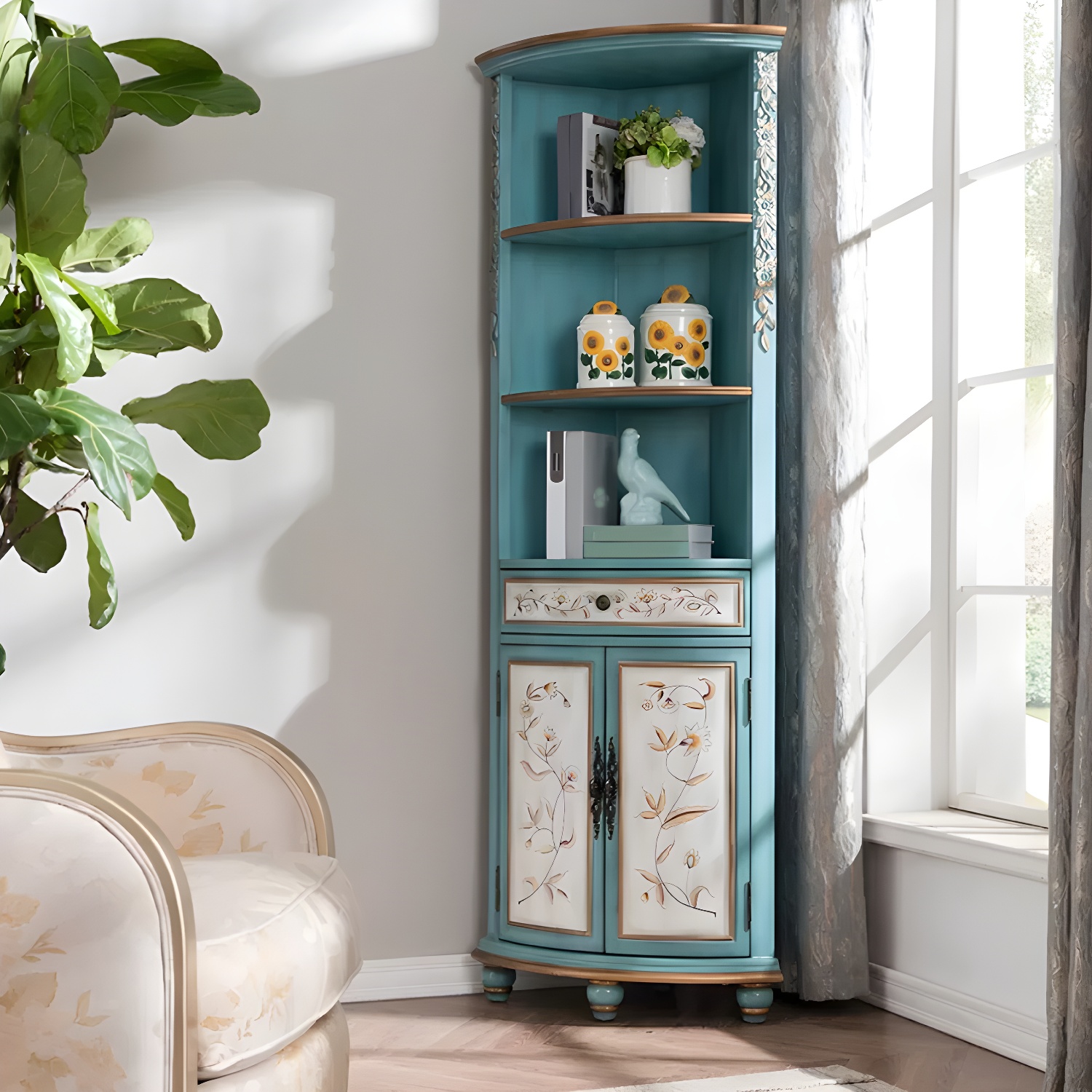 Rustic Corner Cabinet | Ormau - image 9