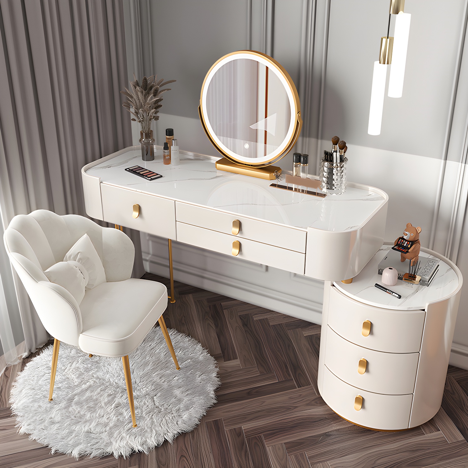 Glam Lighted Vanity | Ormau - image 4
