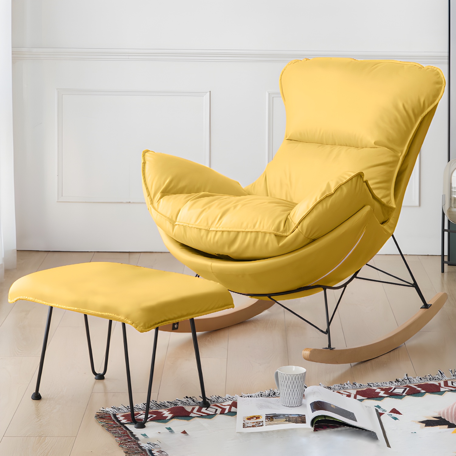 Upholstered Rocking Chair | Ormau - image 30
