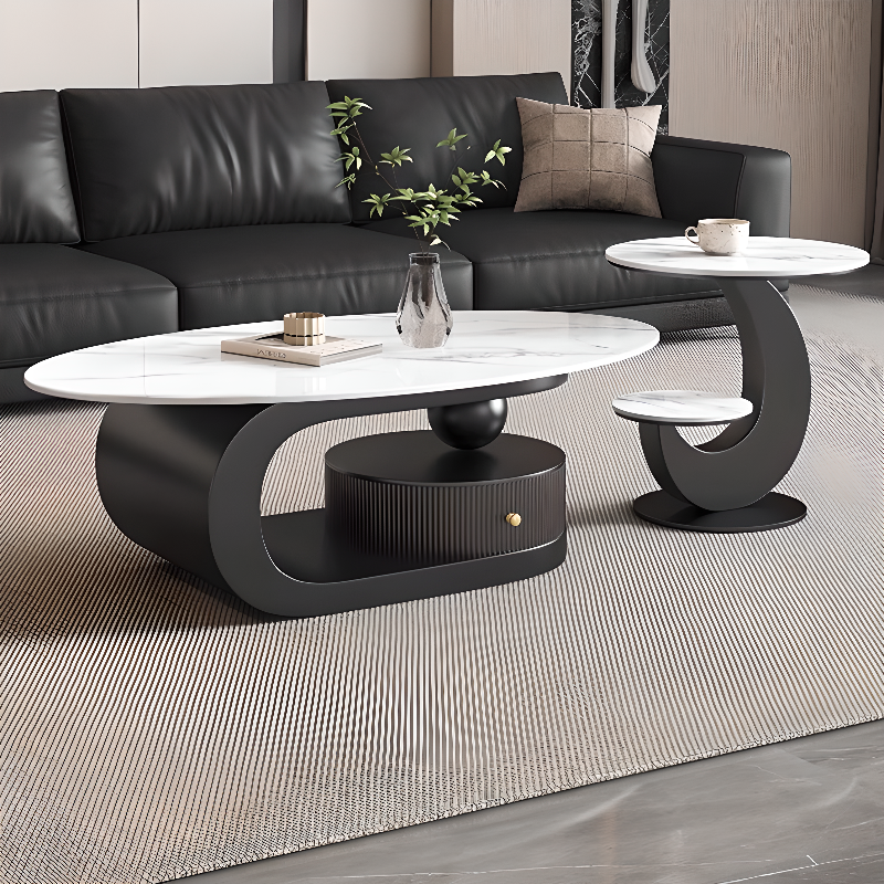 Elliptical Nesting Coffee Table | Ormau - image 4