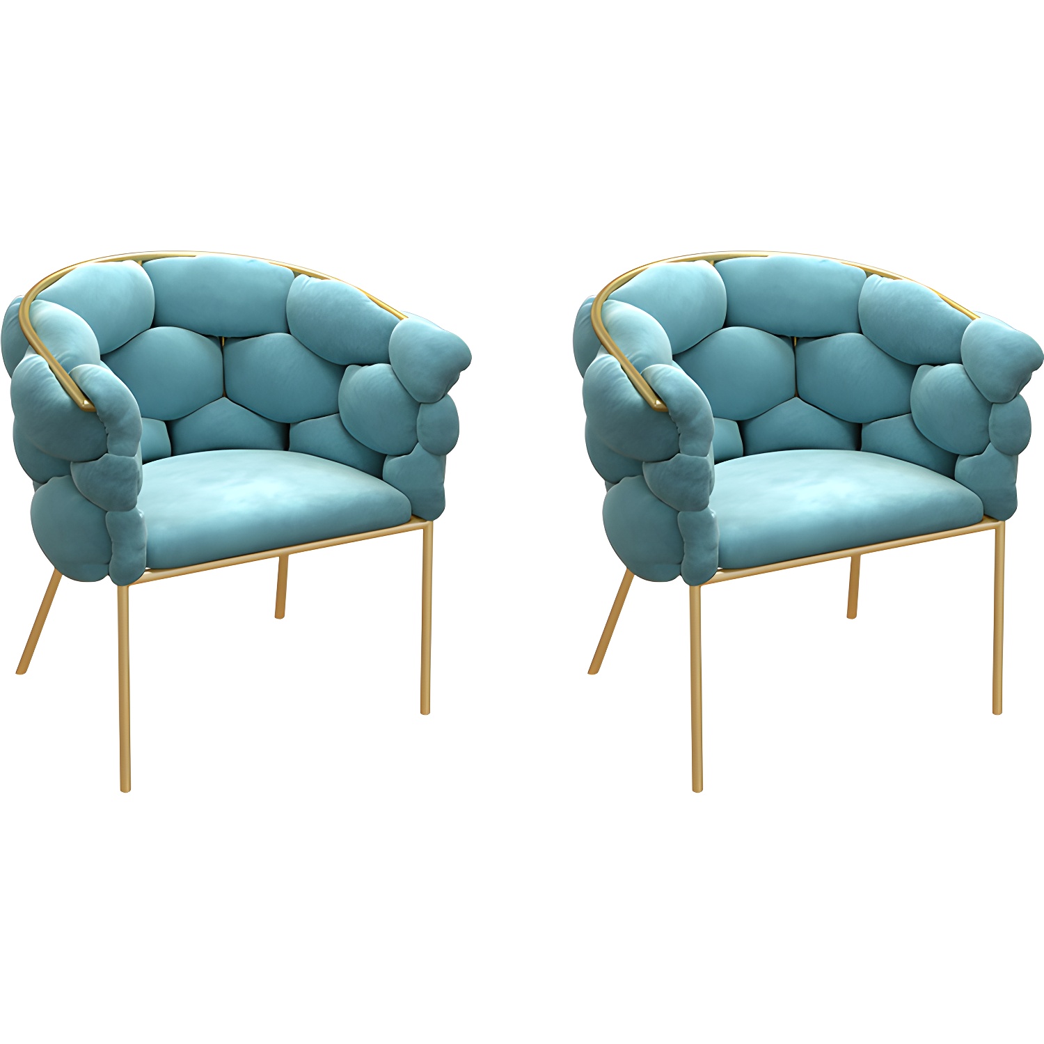 Glam Upholstered Dining Chair | Ormau - image 22