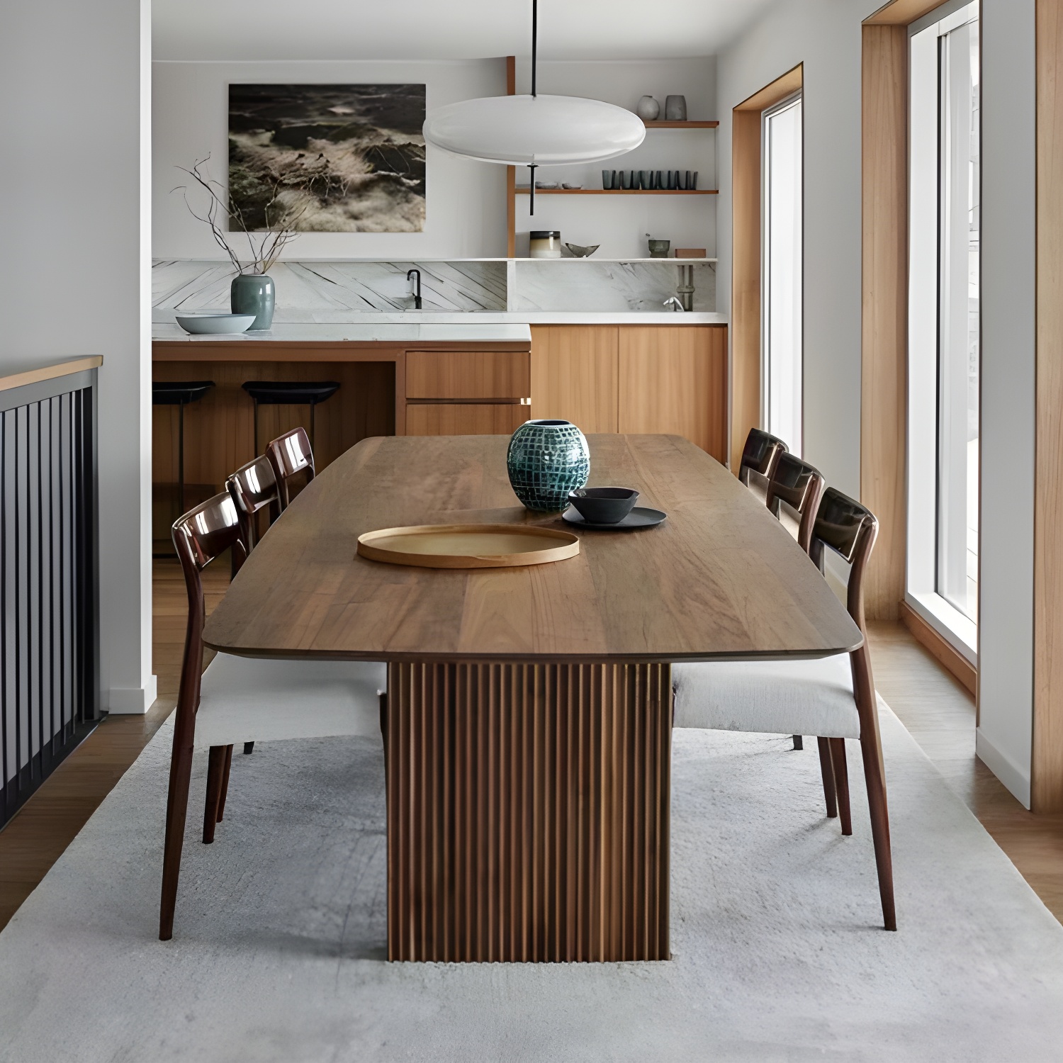 Pine Wood Dining Table | Ormau - image 6