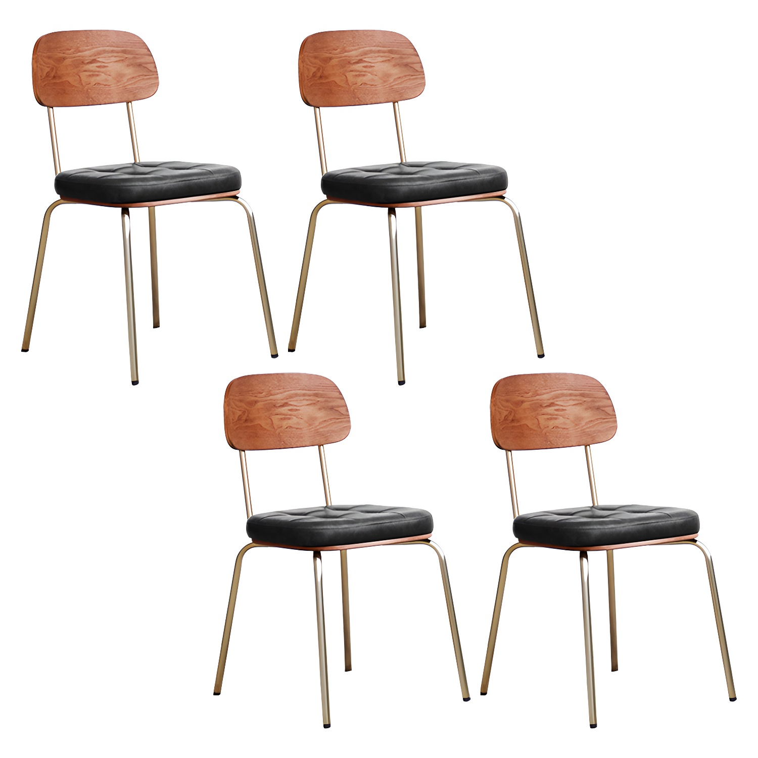 Industrial Leather Dining Chair | Ormau - image 25