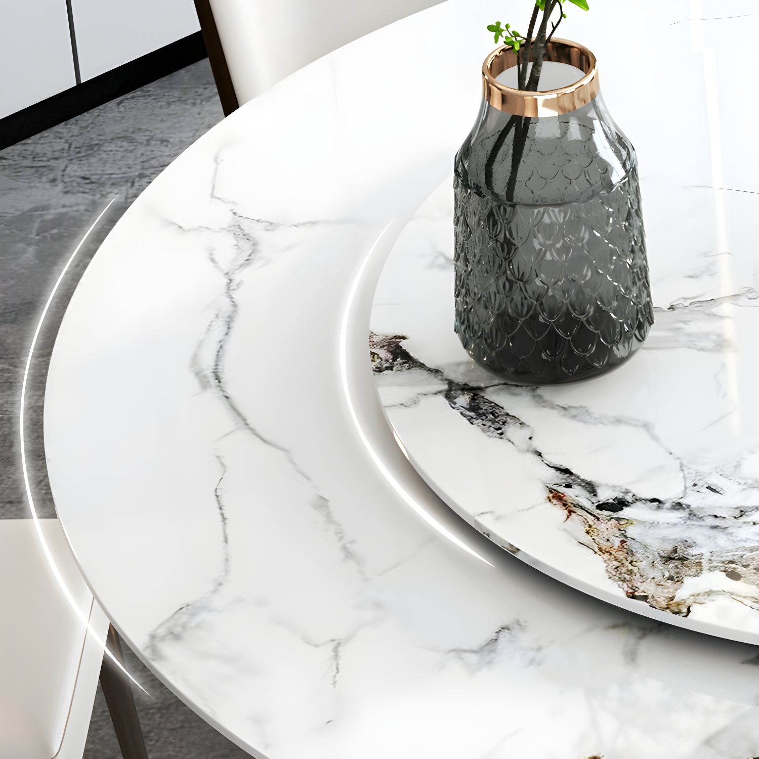 Modern Round Dining Set | Ormau - image 9