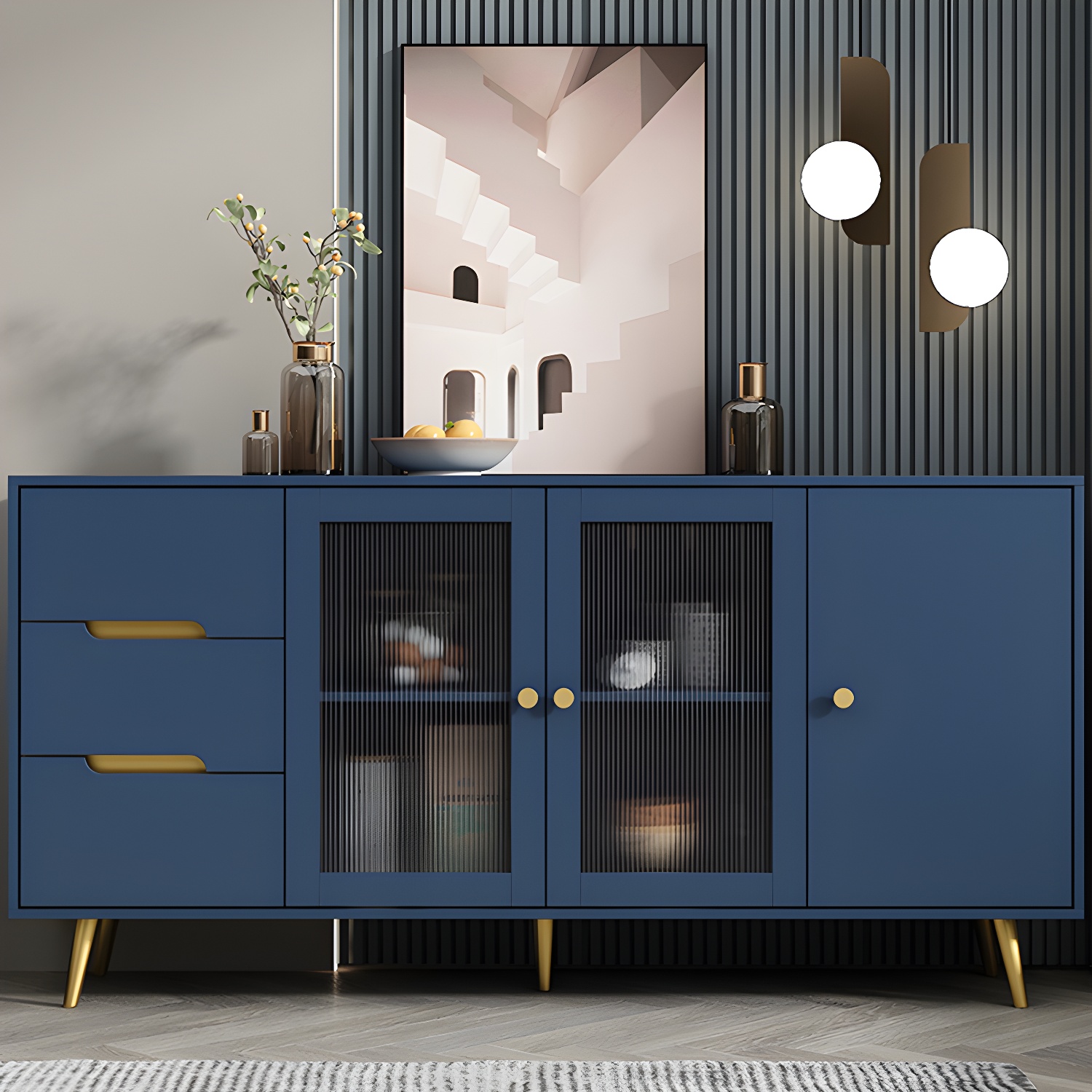 Modern Glass Door Sideboard | Ormau - image 27