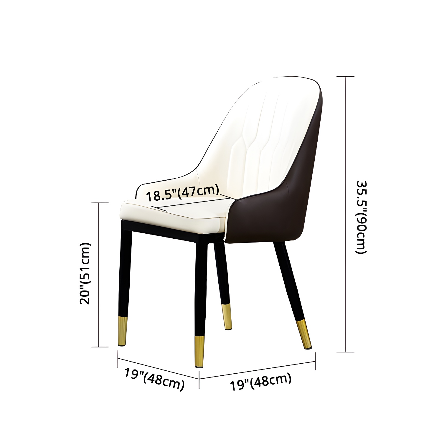 Leather Parsons Dining Chair | Ormau - image 15