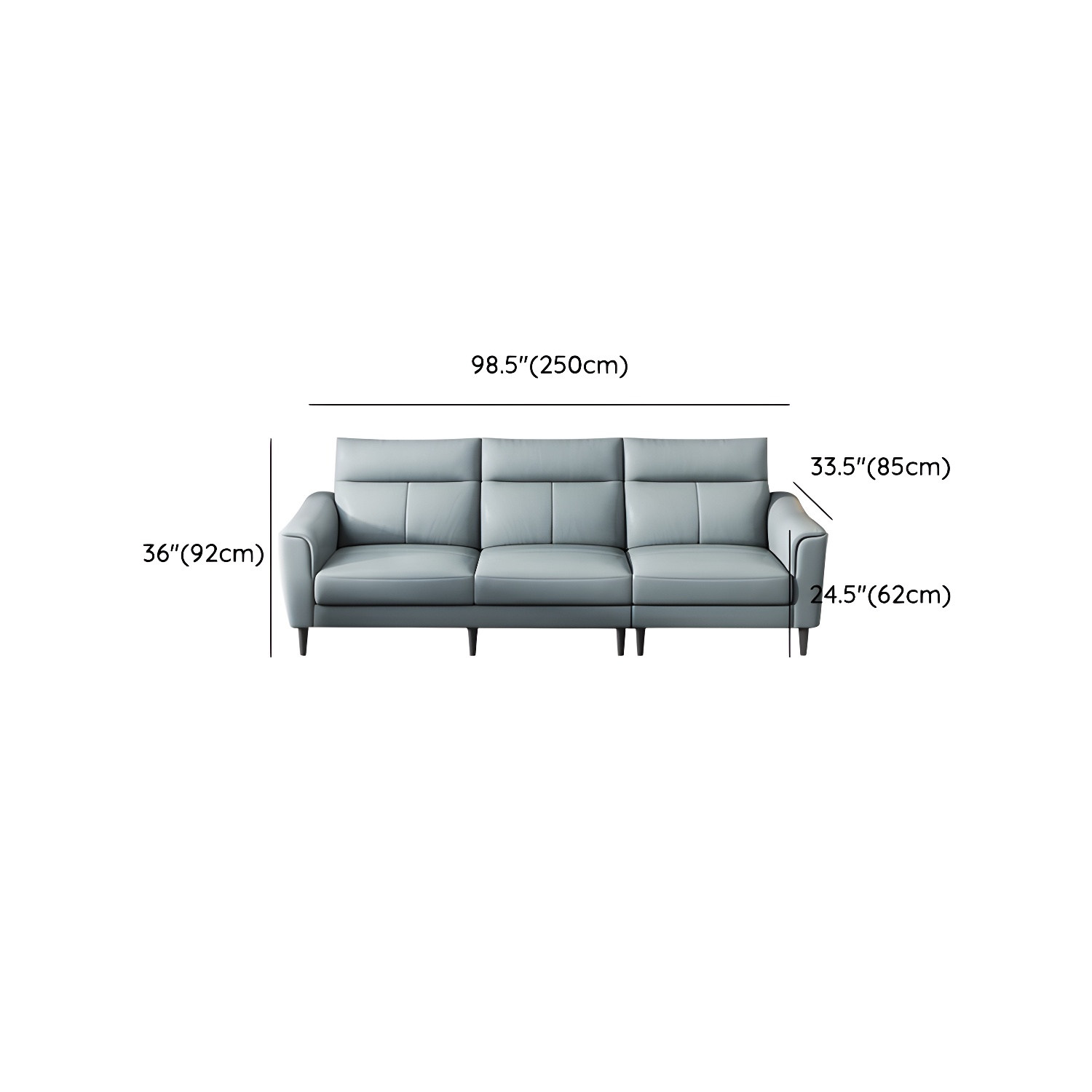 Modern Leather Sectional | Ormau - image 13