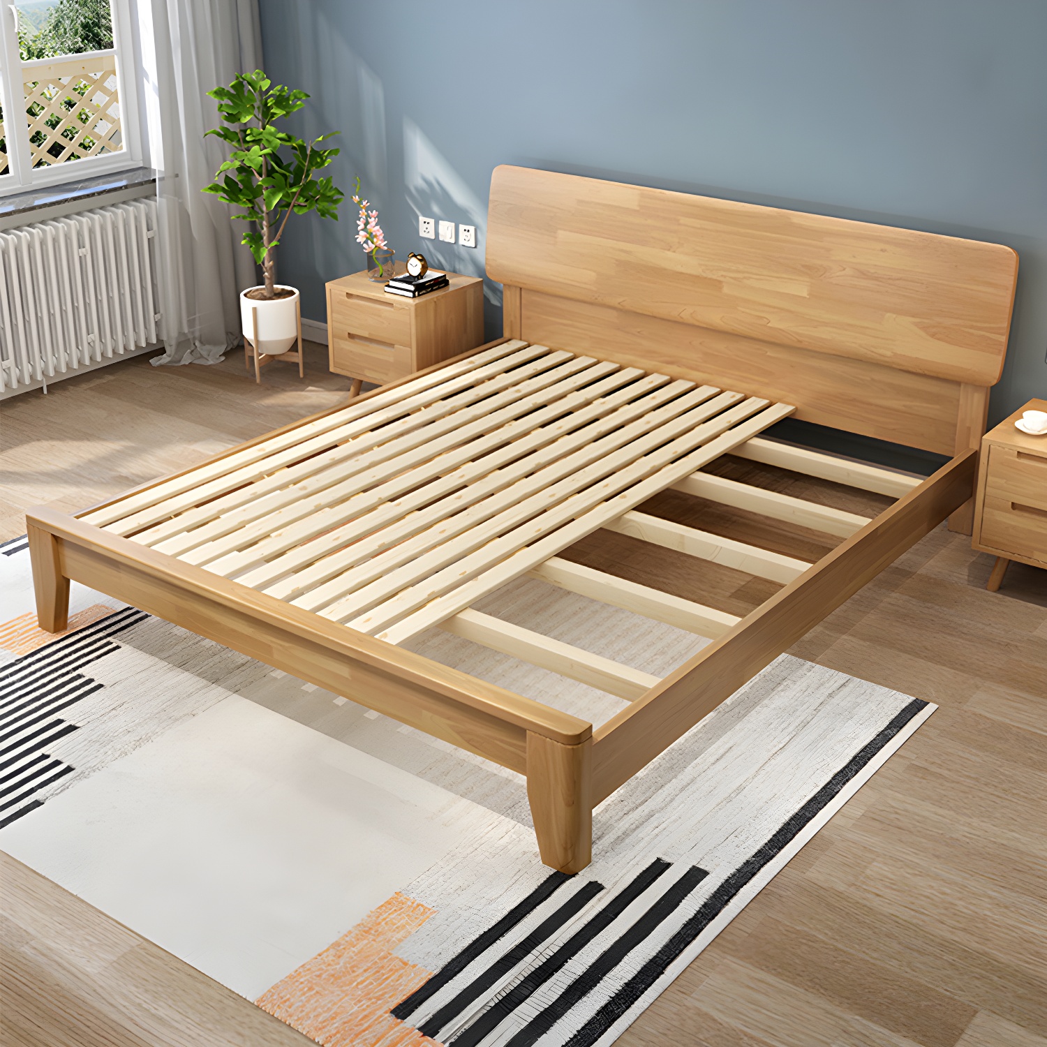 Warm Wood Bed Frame | Ormau - image 2