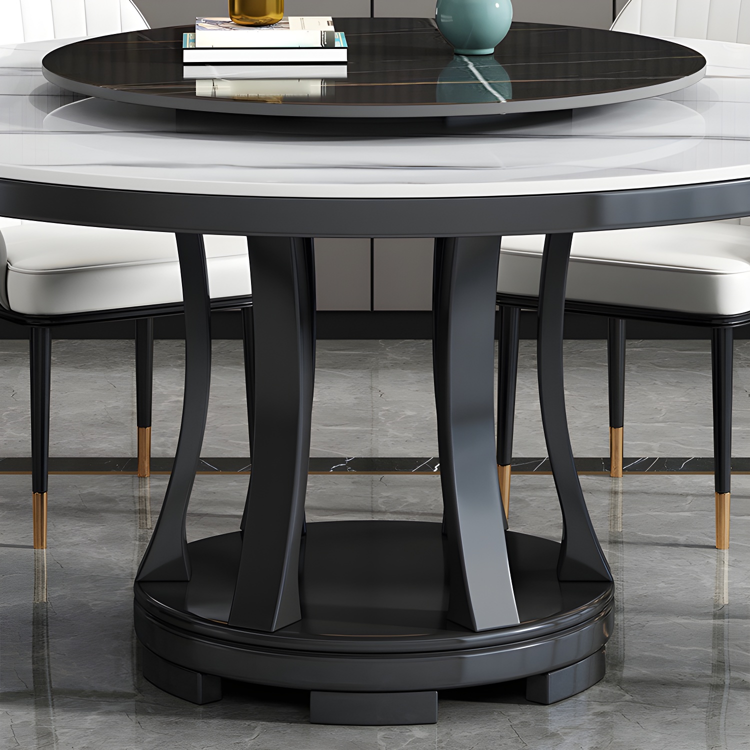 Modern Stone Top Dining Table | Ormau - image 9