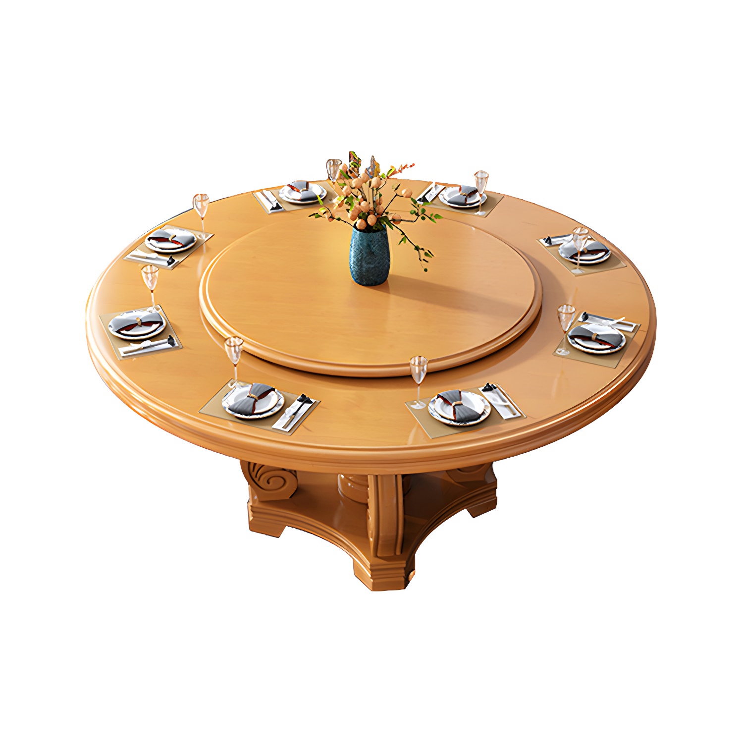 Turntable Dining Table | Ormau - image 54