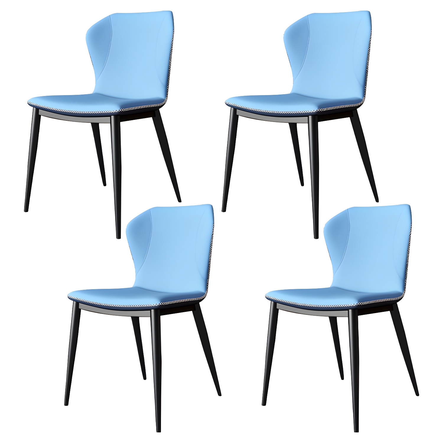 Wingback Leather Dining Chair | Ormau - image 36