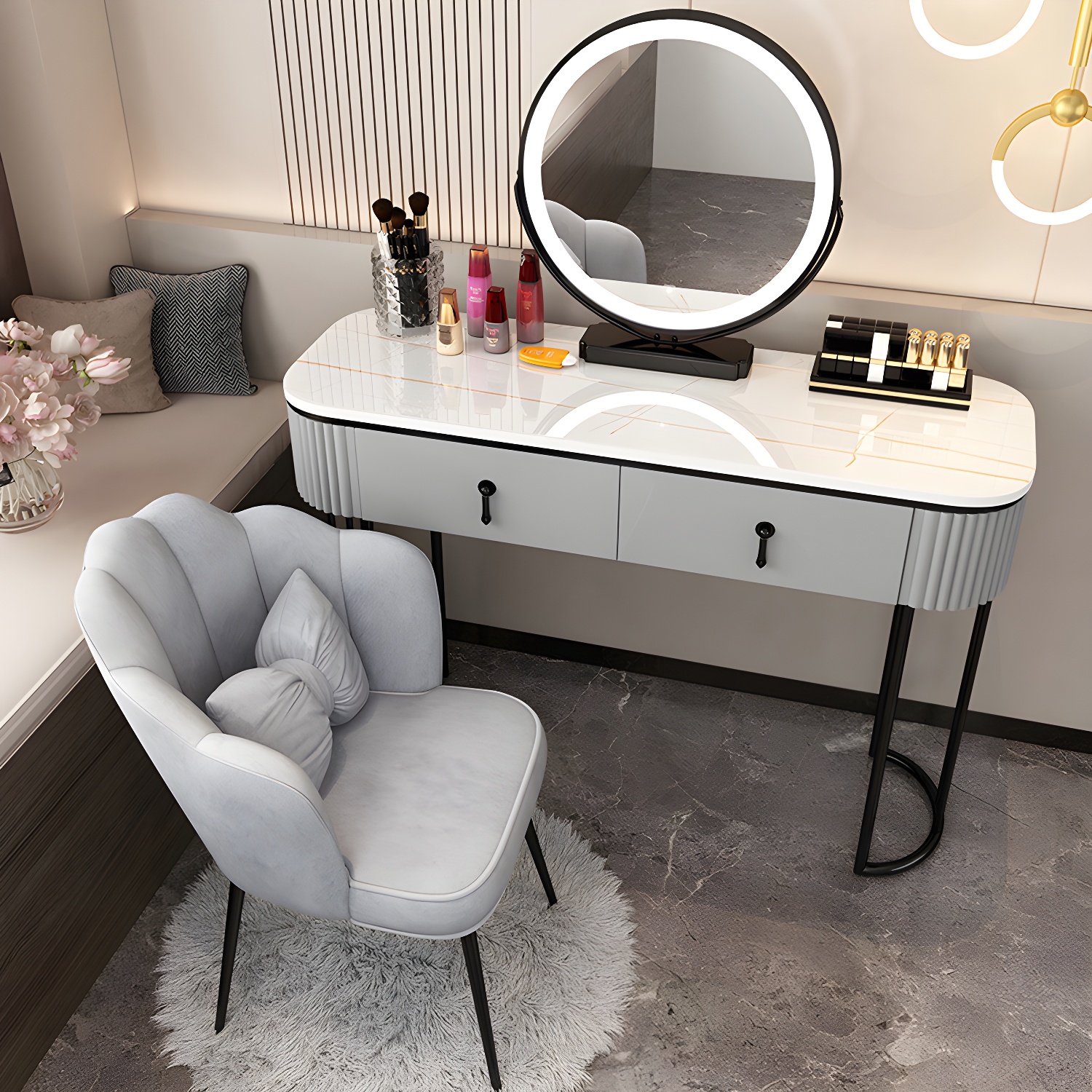 Lighted Mirror Vanity | Ormau - image 35